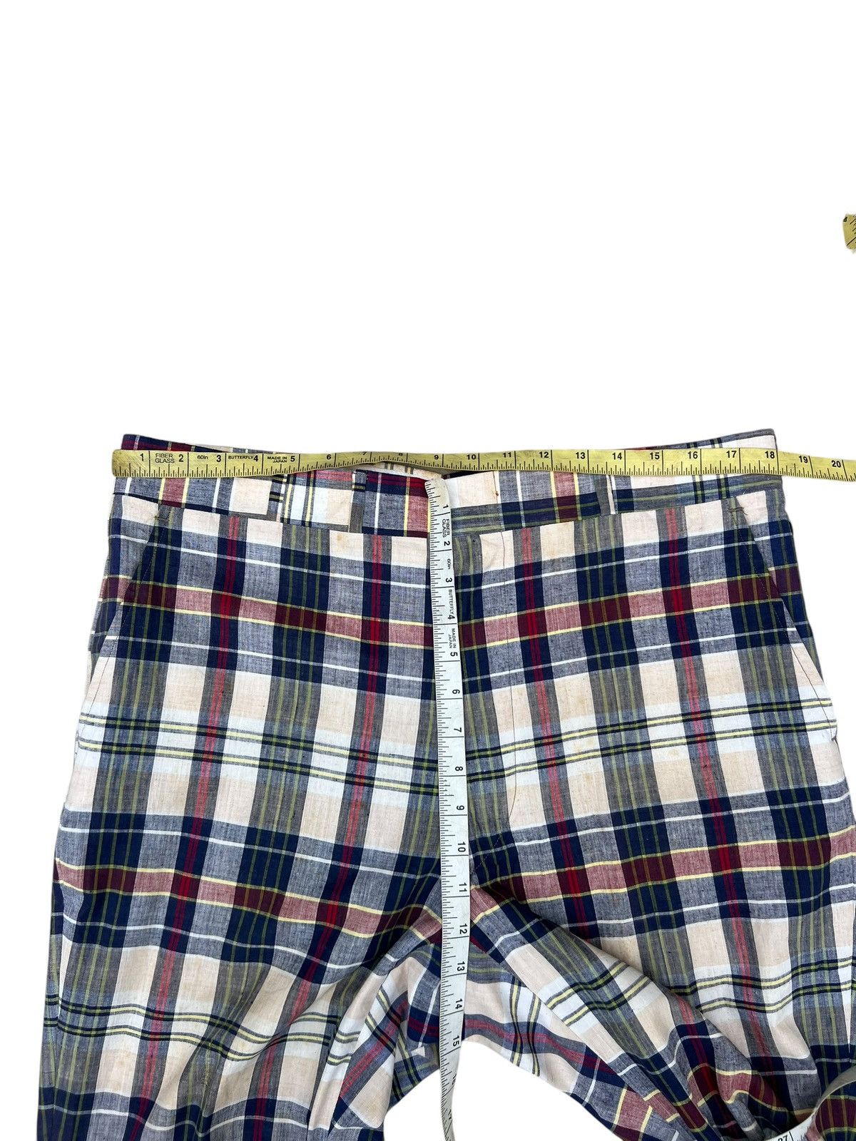 Corbin 60s 70s Hand Woven India Madras by Corbin Talon Zip Trouser Size US 36 / EU 52 - 2 Thumbnail