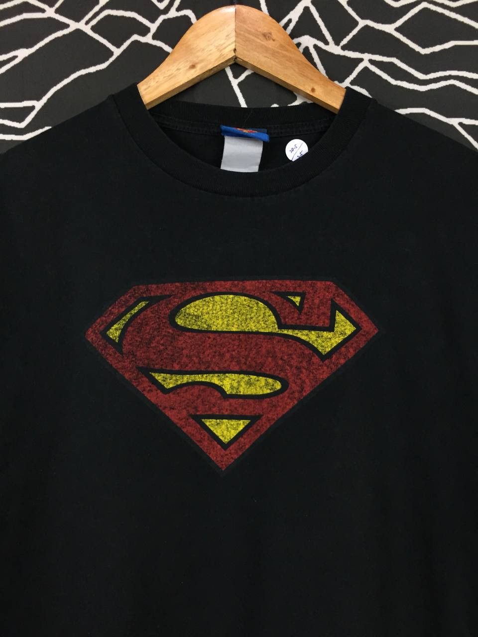 DC Comics × Vintage Vtg 90s DC Comic Superman Logo Warner Bros Comic Movie Tee Size US M / EU 48-50 / 2 - 3 Thumbnail