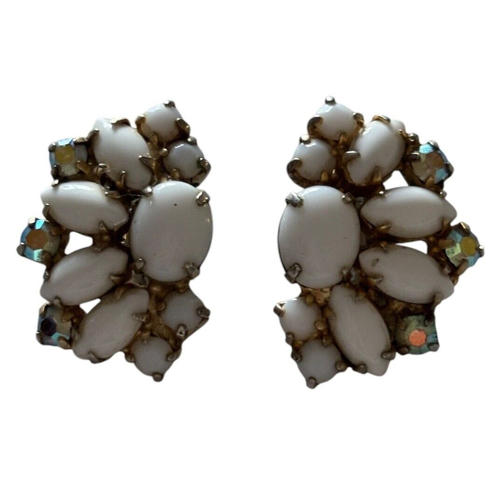 ピアス Brass Rhinestone Tiger Eye Clip On Earrings Other Brass Rhinestone Tiger Eye Clip On Earrings | Grailed