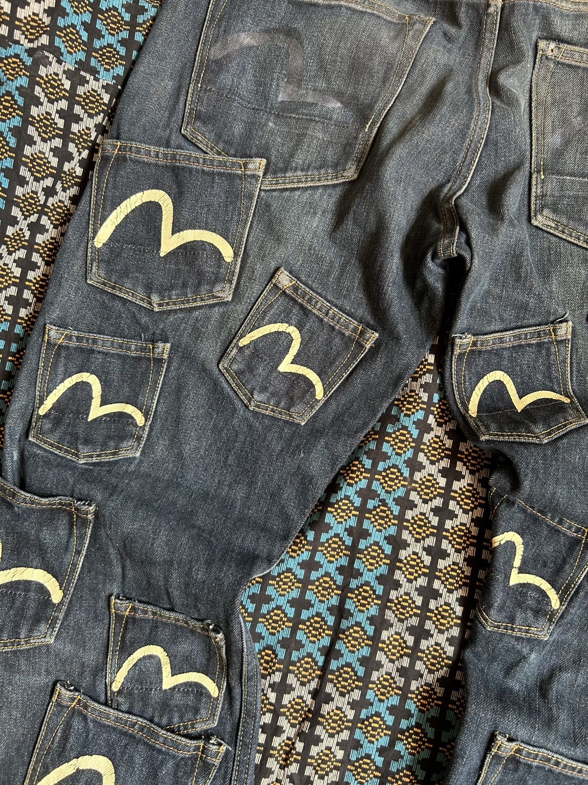 Evisu Evisu Selvedge Multi Pocket Denim Jeans W31 L32 Size US 31 - 8 Thumbnail