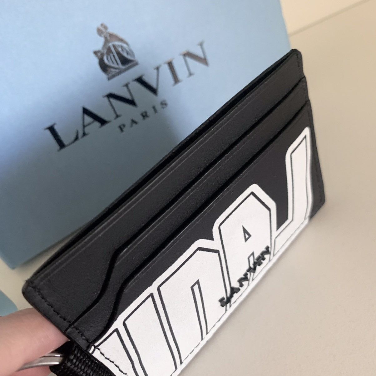 Lanvin Lanvin leather card wallet lanyard Size ONE SIZE - 7 Thumbnail