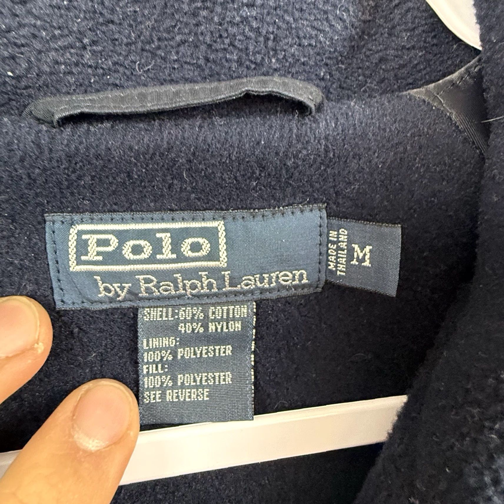 Polo Ralph Lauren Polo Ralph Lauren Jacket Mens M Blue Fleece Lined Coat Windbreaker Full Zip Insulated Pockets Logo Quilted Size US M / EU 48-50 / 2 - 4 Thumbnail