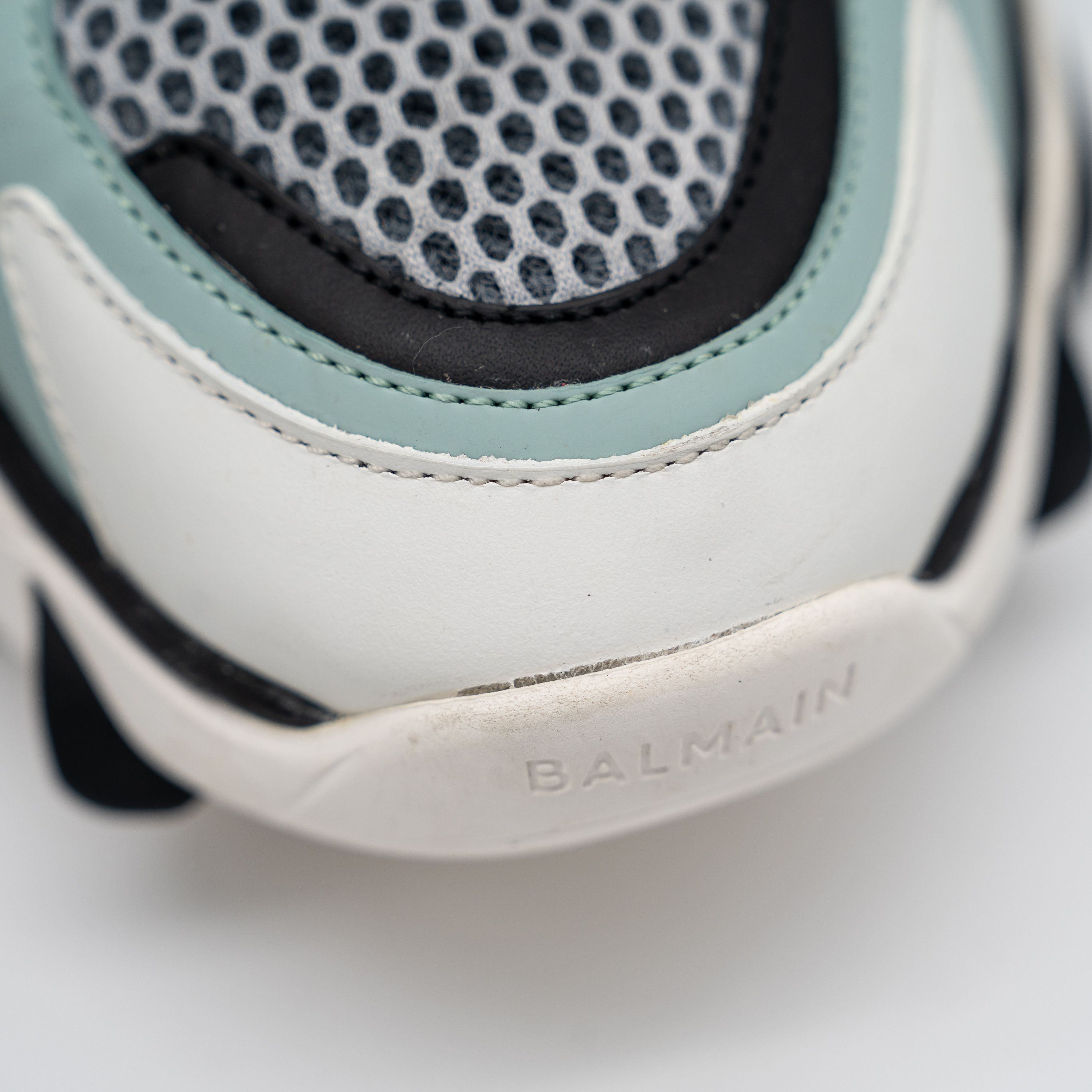 Balmain 44 11 US Balmain B-East White Black Blue Silver Sneakers Size US 11 / EU 44 - 8 Thumbnail