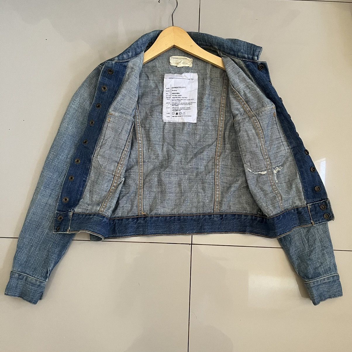 Current/Elliot Current / Elliot the snap jeans jacket Size S / US 4 / IT 40 - 9 Thumbnail