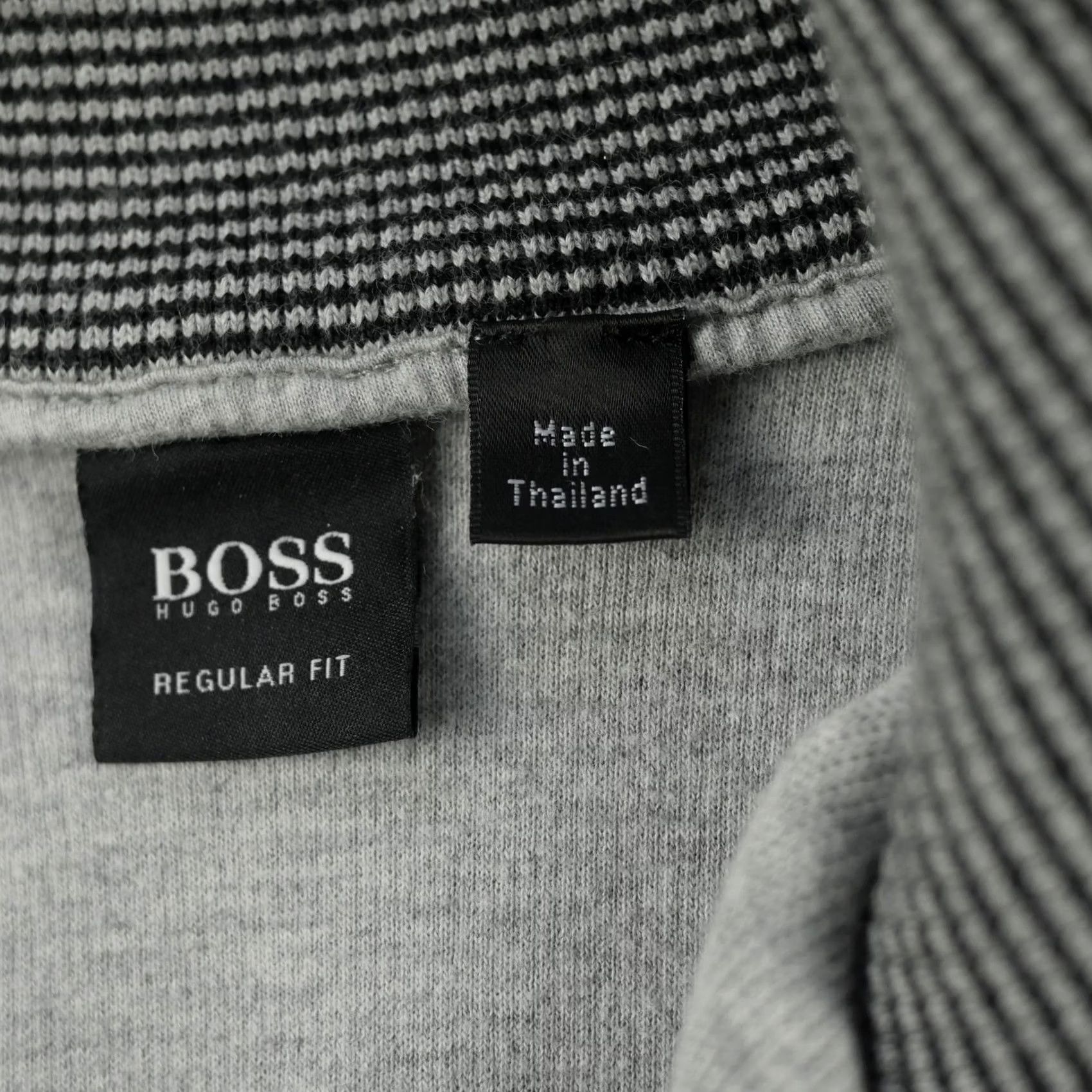 Hugo Boss BOSS Hugo Boss Sweater Mens XL Gray Mock Neck Pullover Size US XL / EU 56 / 4 - 6 Thumbnail