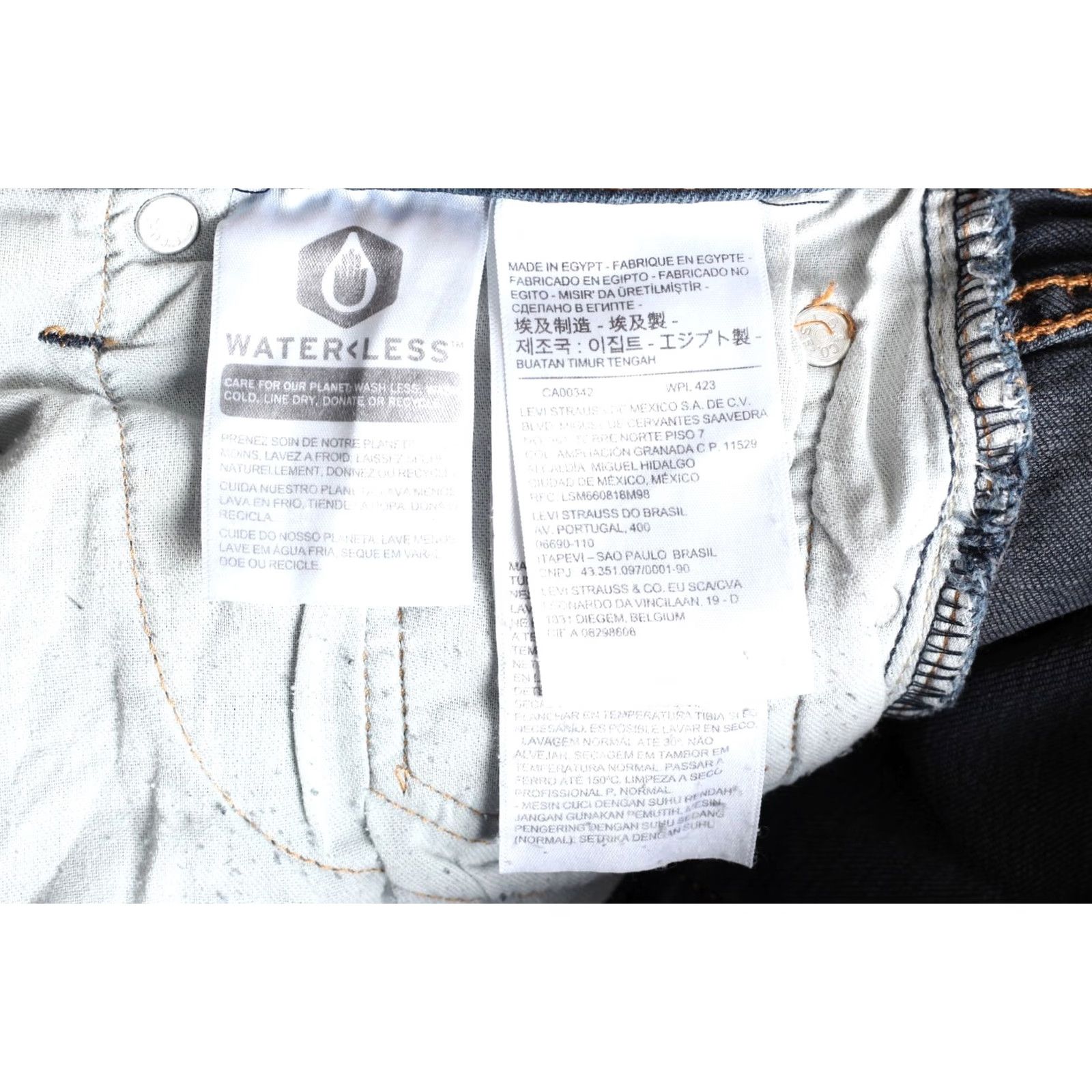 Levi's VINTAGE LEVI’S 512 Slim Tapered Stretch Jeans Men 30x30 Blue Regular Waist 30 Inseam 30 DZ6183 Size US 30 / EU 46 - 7 Thumbnail