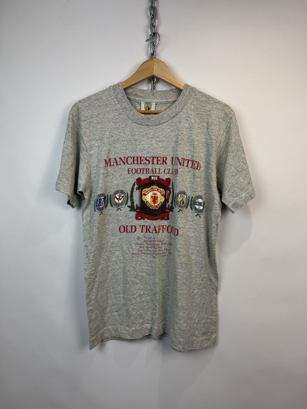Vintage Vintage T-shirt 80-90s Manchester United Old Trafford Soccer Size US M / EU 48-50 / 2 - 1 Thumbnail