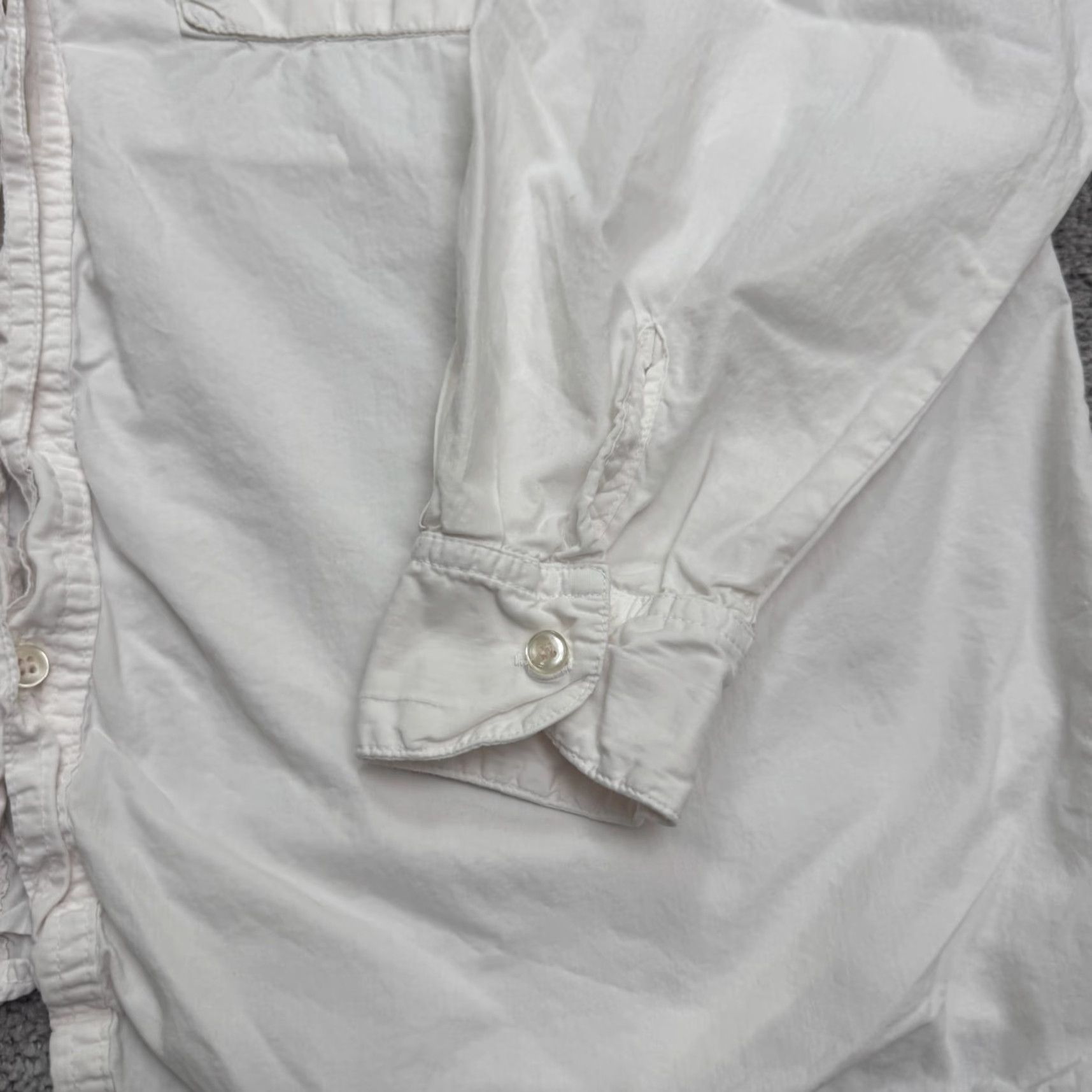 Vintage VINTAGE Georges Marciano Shirt Mens 4 Button-Down White Cotton Long Sleeve 90s Classic Outdoor Preppy Casual Workwear Bagged? Size US S / EU 44-46 / 1 - 5 Thumbnail