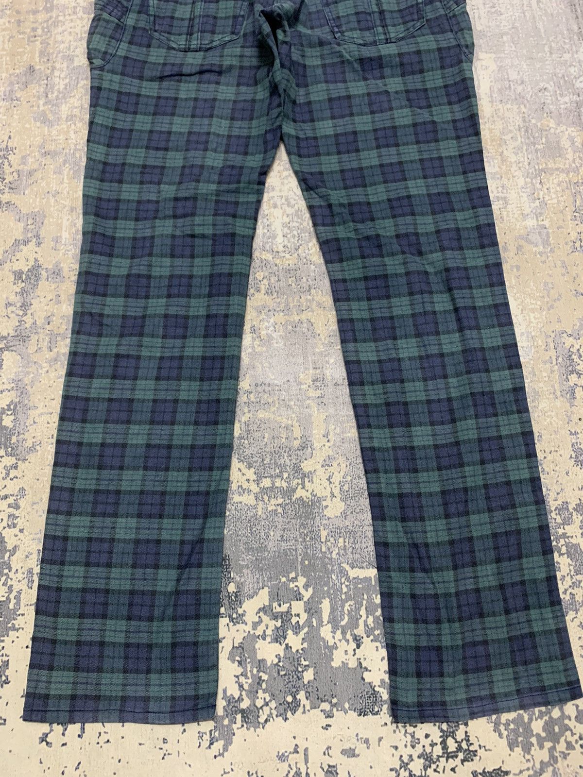 Japanese Brand Japanese Brand Masaki Matsushima Green Checkered Pant Size US 32 / EU 48 - 13 Thumbnail