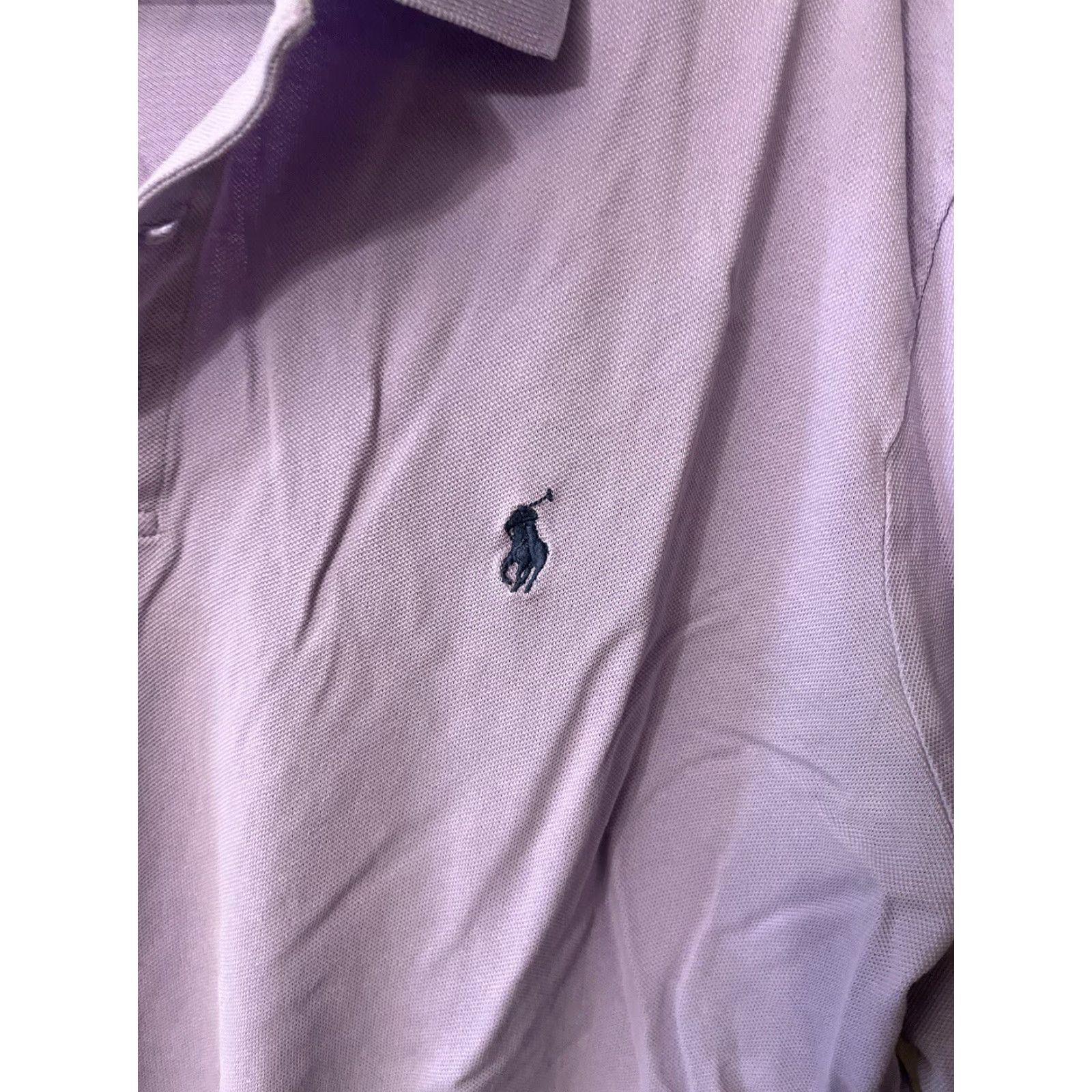 Polo Ralph Lauren Polo Ralph Lauren Shirt Purple Pony XL Mens Classic Fit 90s Logo Size US XL / EU 56 / 4 - 4 Thumbnail