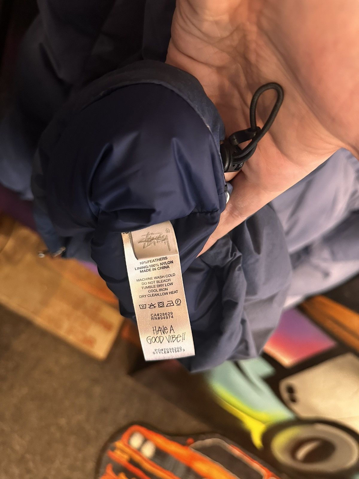 Stussy Stussy Recycled Nylon Down Puffer wash blue Size US XXL / EU 58 / 5 - 6 Thumbnail