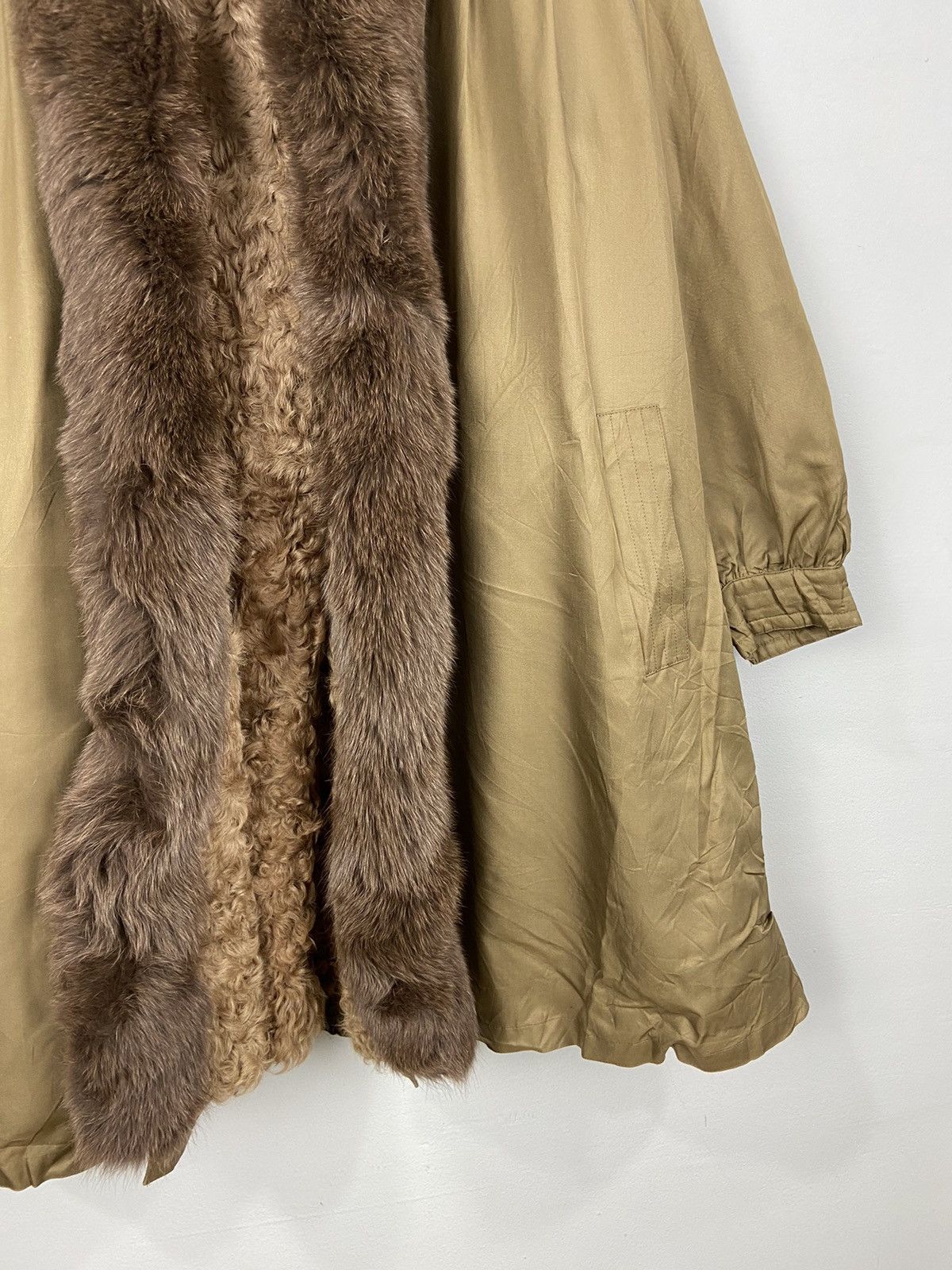 Sagafurs Real Fox Mink Furs Luxury Jacket Size L / US 10 / IT 46 - 6 Thumbnail