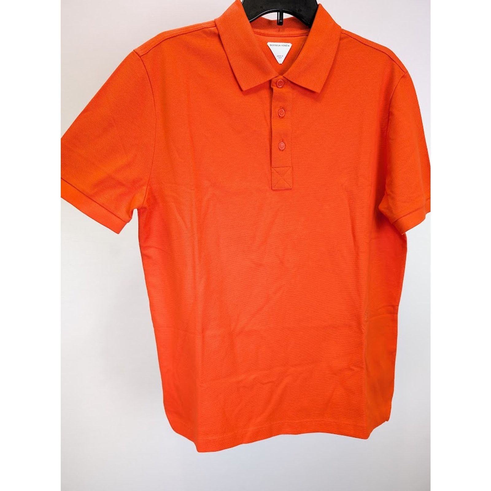 Bottega Veneta o1rshd1 Cotton Polo Shirt in Orange Size US L / EU 52-54 / 3 - 9 Thumbnail