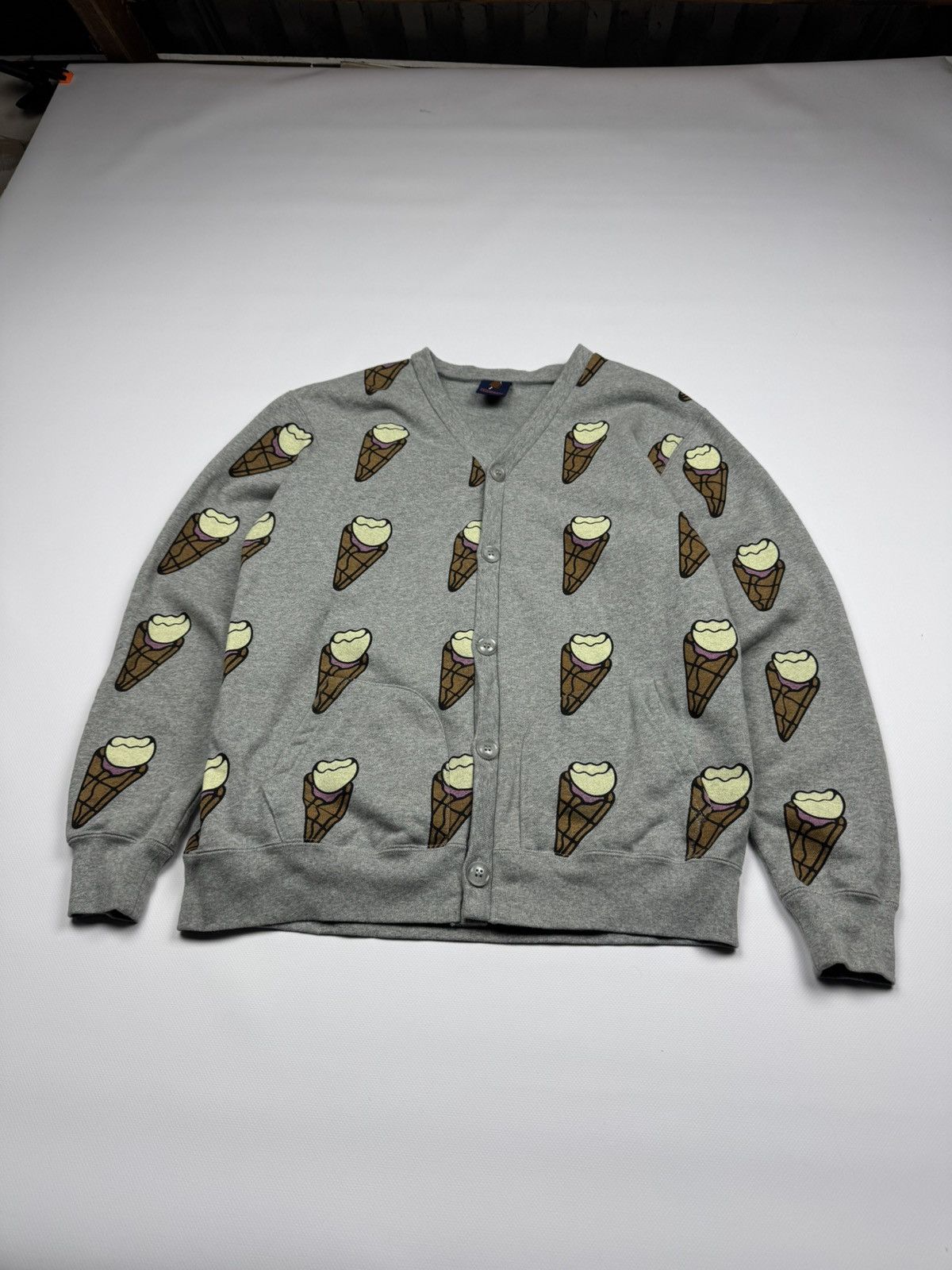 Icecream Icecream BBC Monogram Cardigan Size US M / EU 48-50 / 2 - 2 Thumbnail