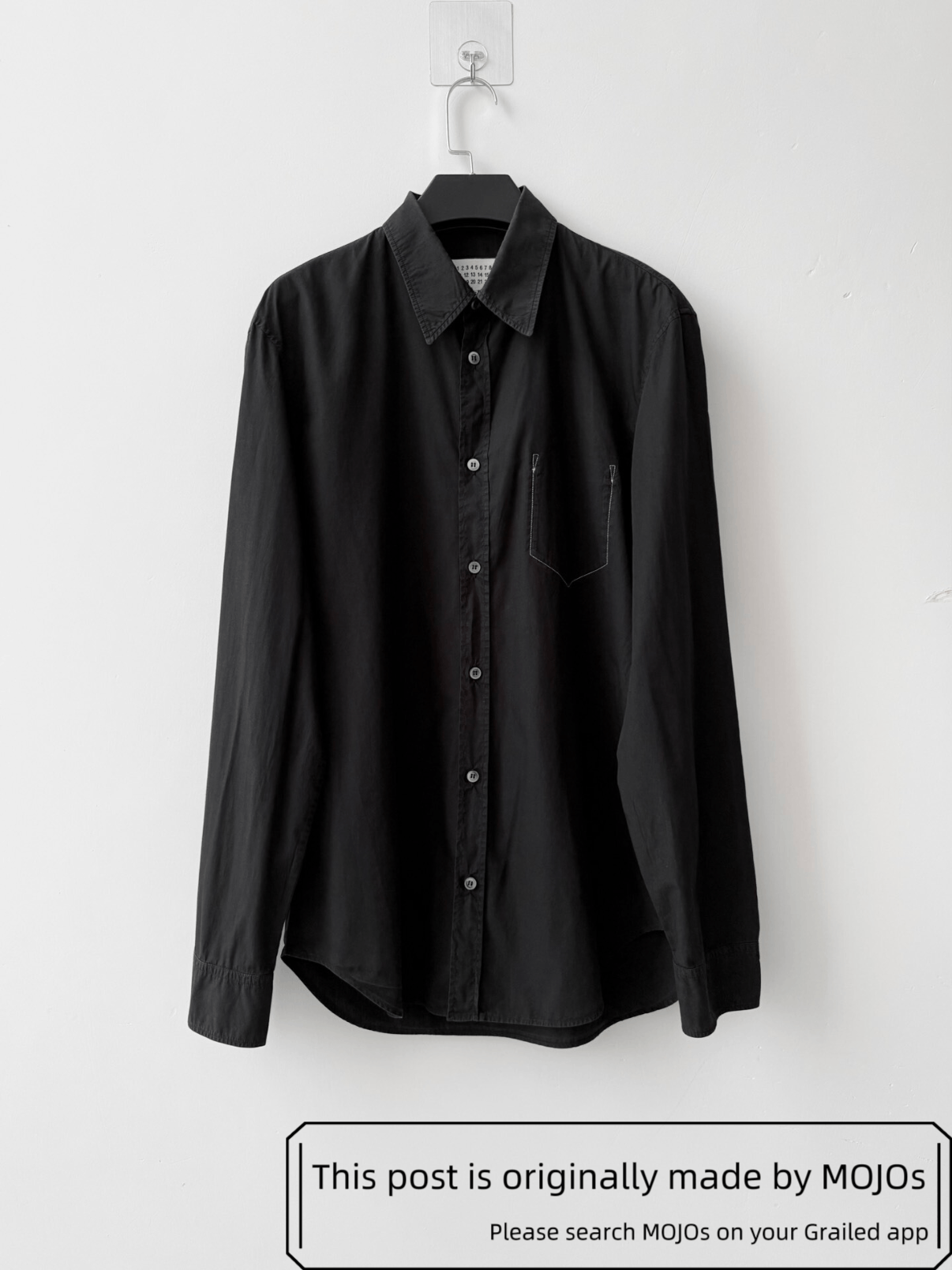 Maison Margiela Sz 40 Maison Margiela 21SS White Suture Shirt mojos713 Size US L / EU 52-54 / 3 - 1 Thumbnail