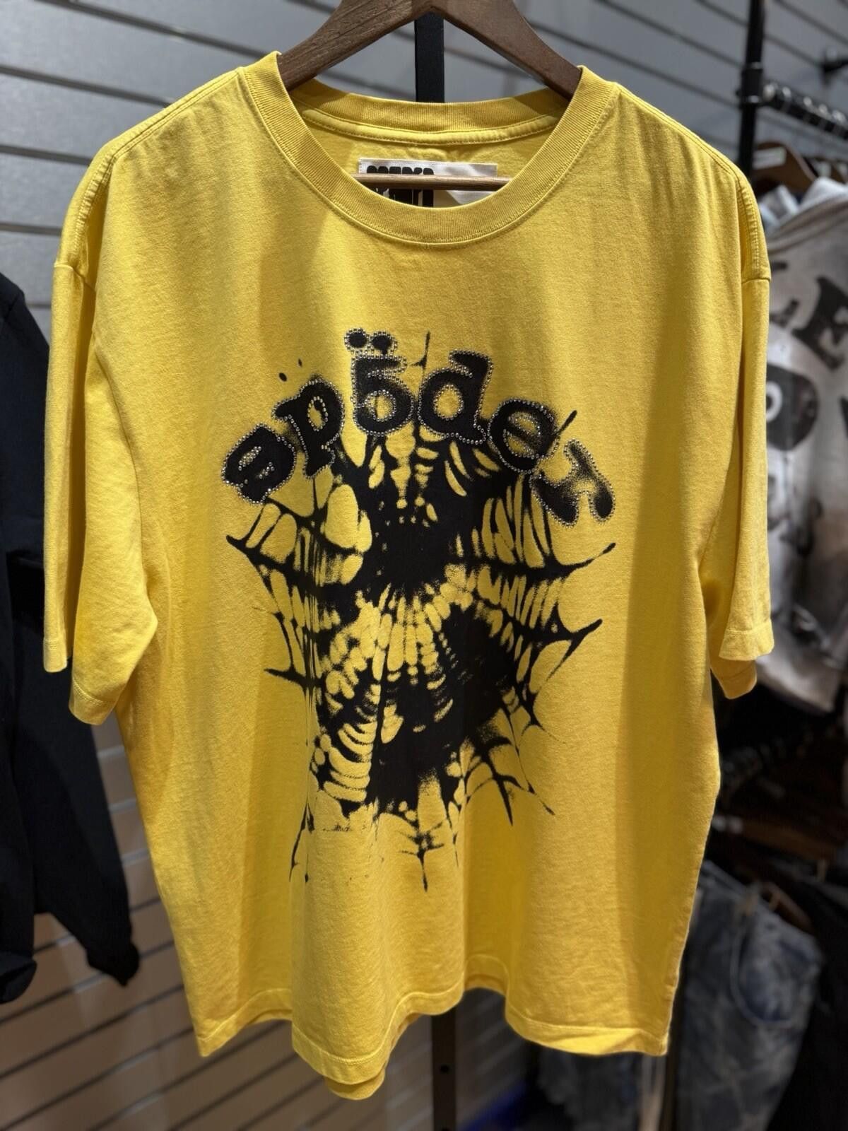 Other Sp5der OG Web V2 Tee Stones Brand New Yellow Size (M) Size US M / EU 48-50 / 2 - 2 Thumbnail