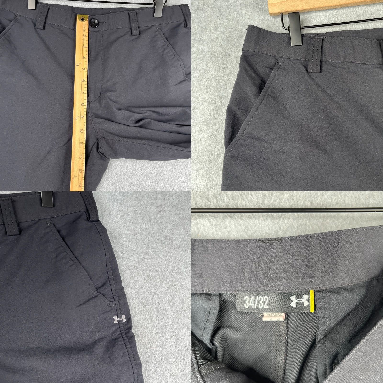 Under Armour Under Armour Golf Pants Mens 34x32 Black Lightweight Pockets Casual Activewear Khakis Slacks Size US 34 / EU 50 - 8 Thumbnail