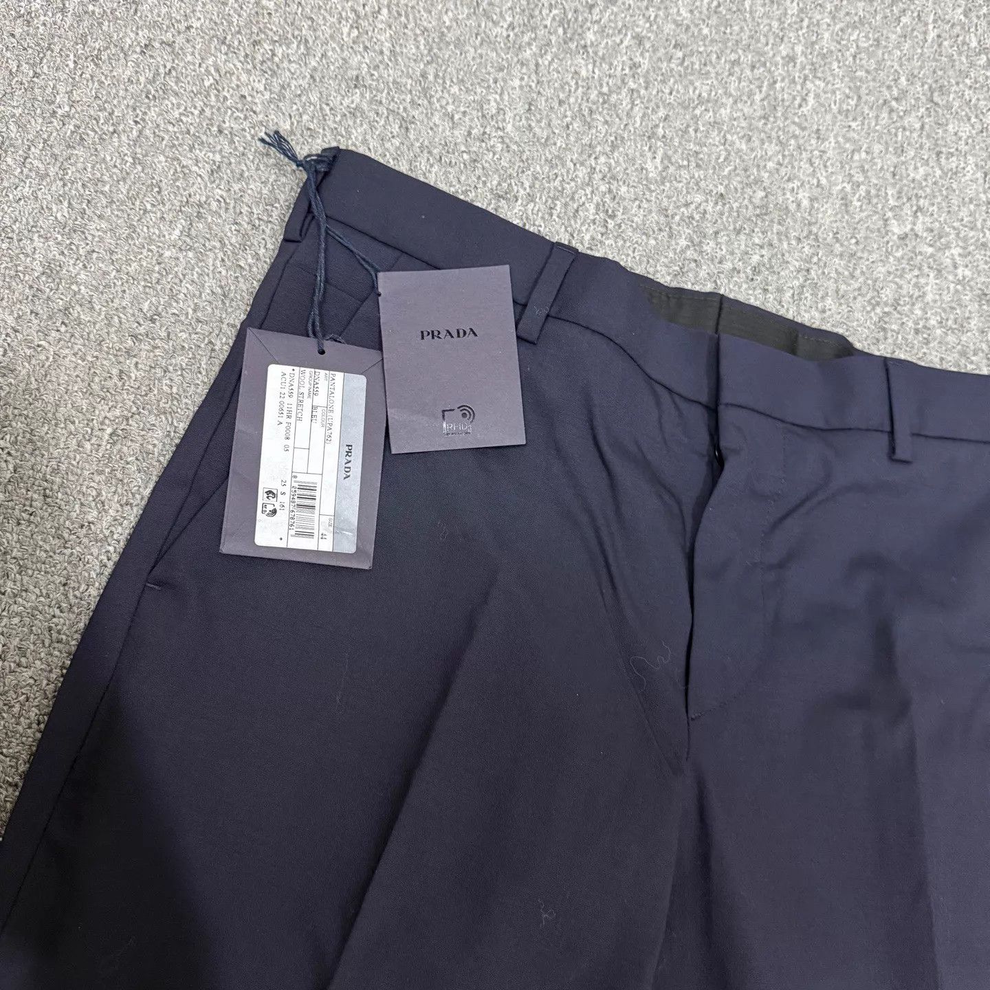 Prada Prada Navy Blue Trousers 44 2pcs Unused w/ Tags Size US 28 / EU 44 - 3 Thumbnail