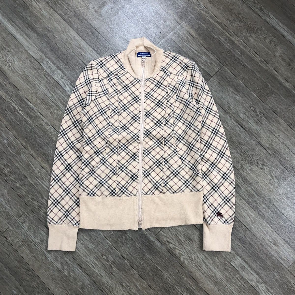 Burberry Luxury Burberry London Blue Label Nova Check Track Jacket Size US S / EU 44-46 / 1 - 1 Thumbnail