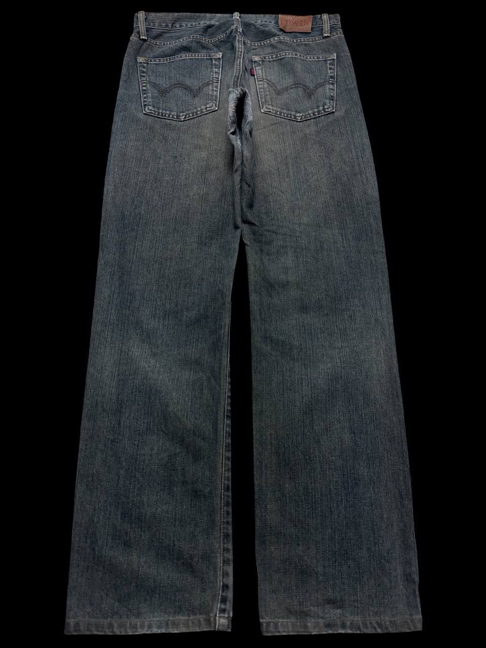 Edwin SICK Vintage Edwin Rusty Mudwash Distress Regular Dark Jean Size US 32 / EU 48 - 2 Thumbnail