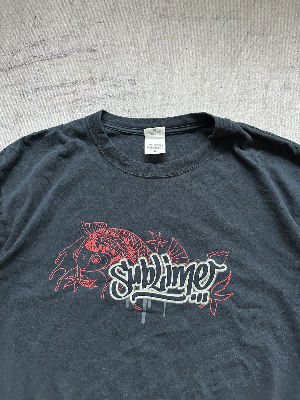 Band Tees × Vintage Vintage Sublime Bad Fish Promo Album y2k Band Tees Size US L / EU 52-54 / 3 - 2 Thumbnail