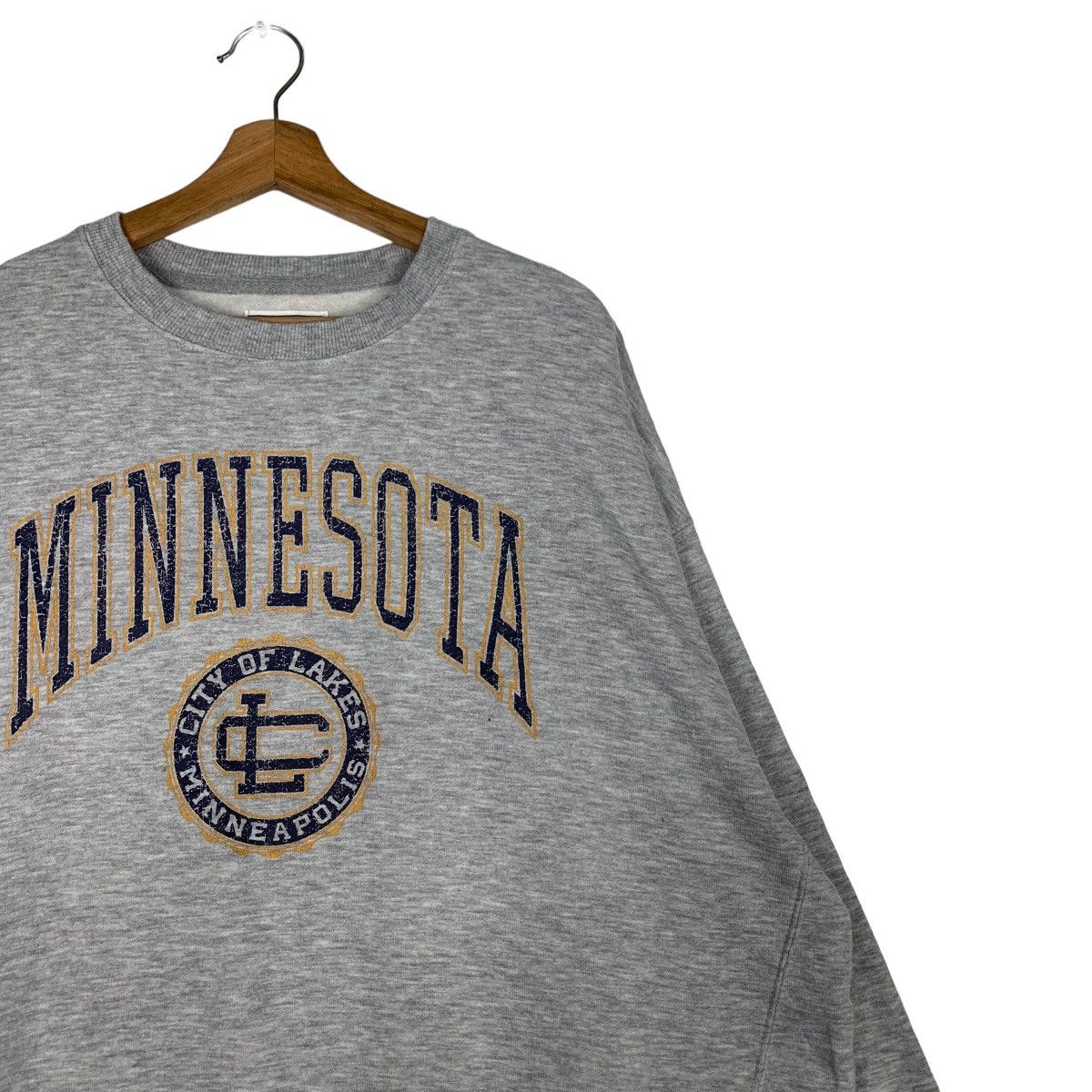Japanese Brand MINNESOTA Minneapolis City of Lake Sweatshirt #0666-C31 Size US L / EU 52-54 / 3 - 5 Thumbnail