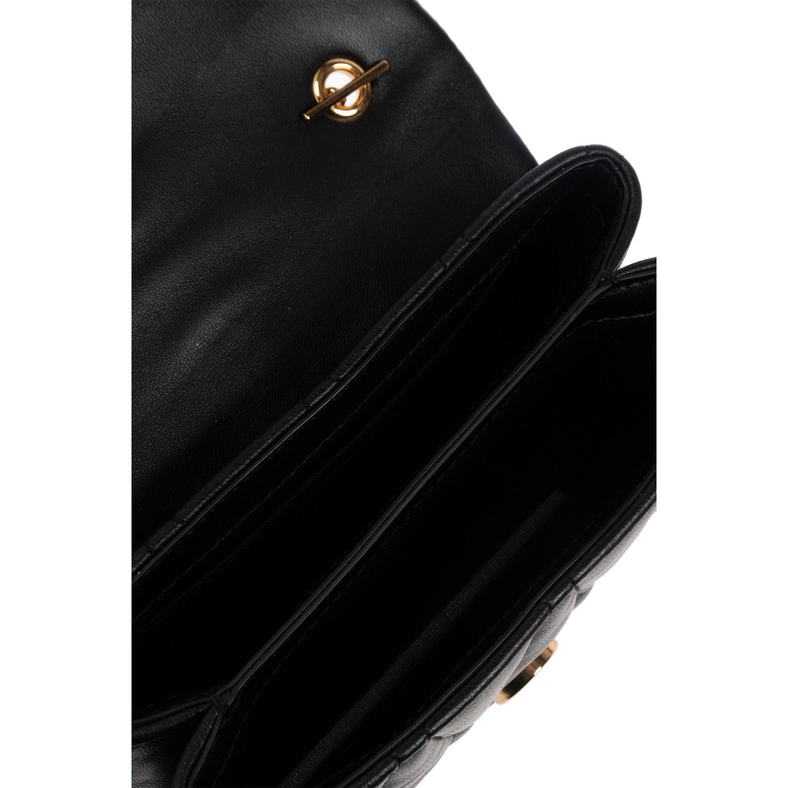 Versace VERSACE Kleio Mini Black Leather Shoulder Bag New & Authenti Size ONE SIZE - 4 Thumbnail