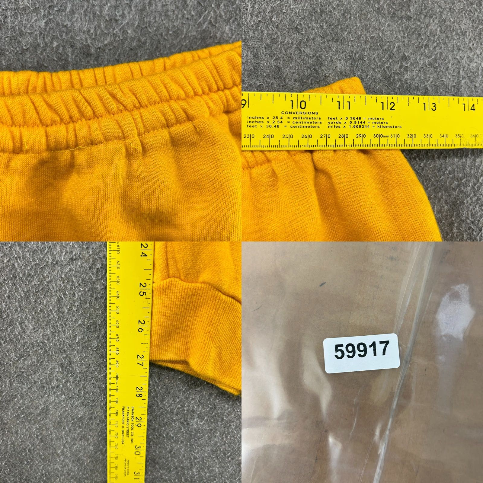 Champion **VINTAGE CHAMPION MEN YELLOW JOGGER PANTS 70S** User: VINTAGE CHAMPION MEN YELLOW JOGGER PANTS 70S Size US 31 - 8 Thumbnail