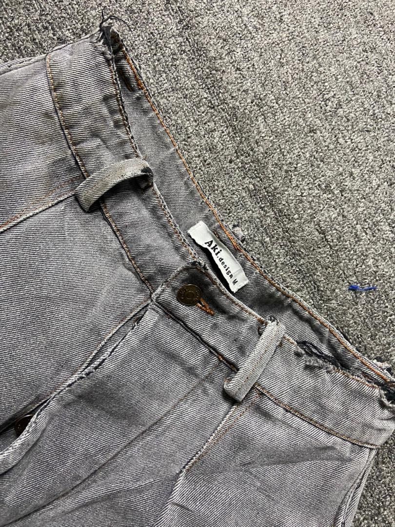 Japanese Brand AKI. Design Wear Brand Baggy Jeans (137) Size US 28 / EU 44 - 2 Thumbnail
