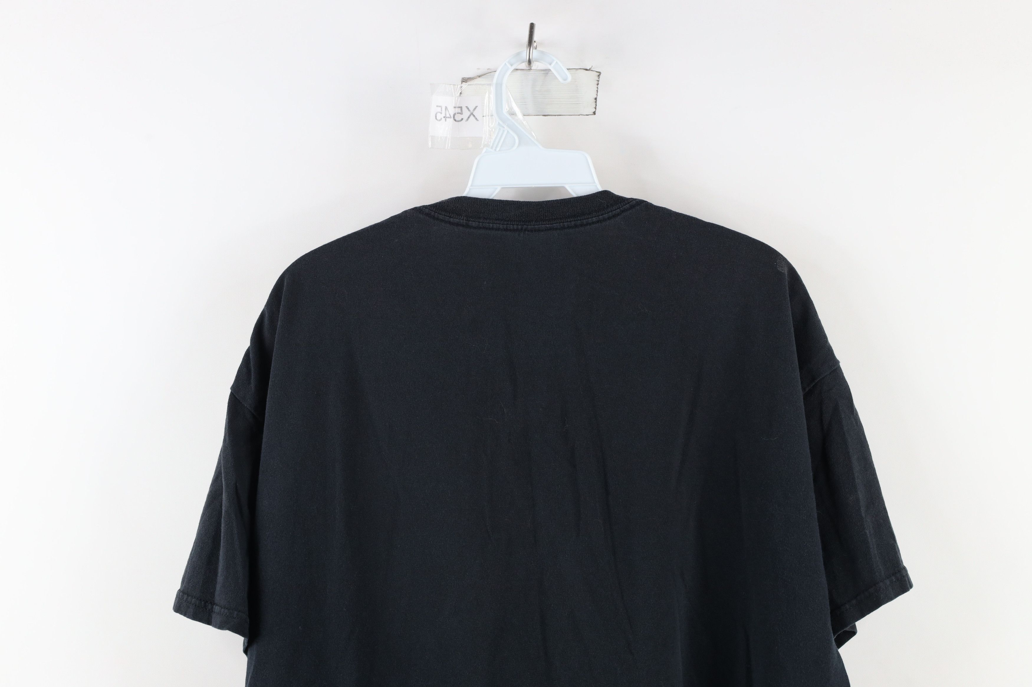 Vintage Vintage 90s Streetwear Short Sleeve T-Shirt Black Cotton Size US XL / EU 56 / 4 - 9 Thumbnail