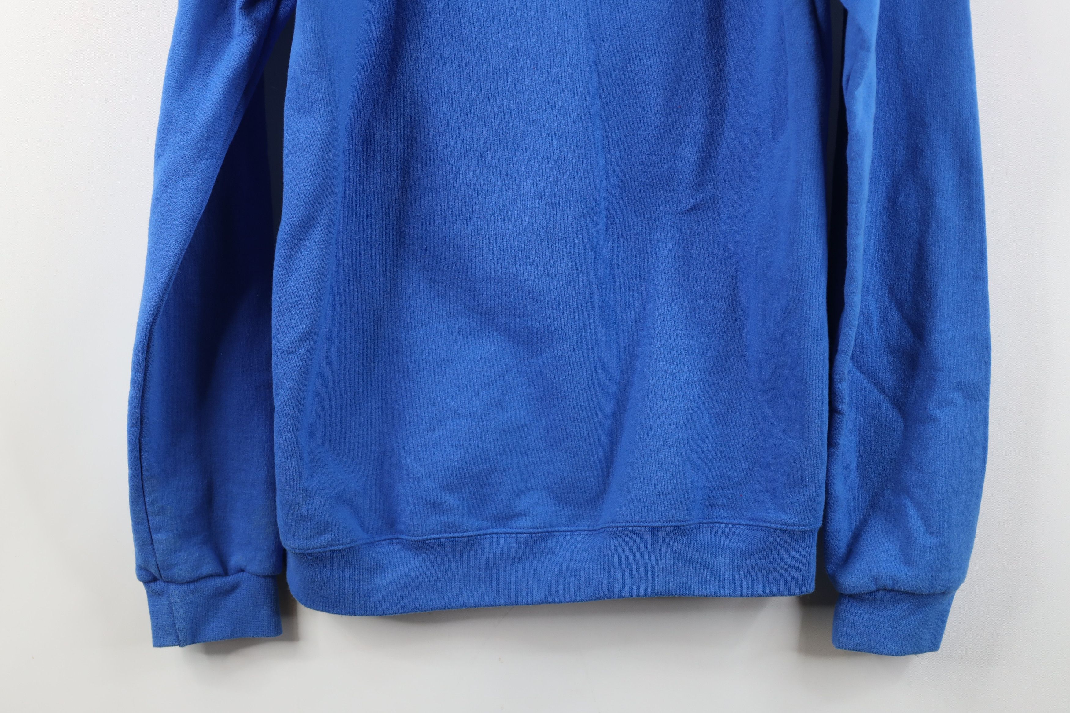 Champion Vintage 90s Y2K Champion Blank Hoodie Sweatshirt Royal Blue Size US S / EU 44-46 / 1 - 13 Thumbnail