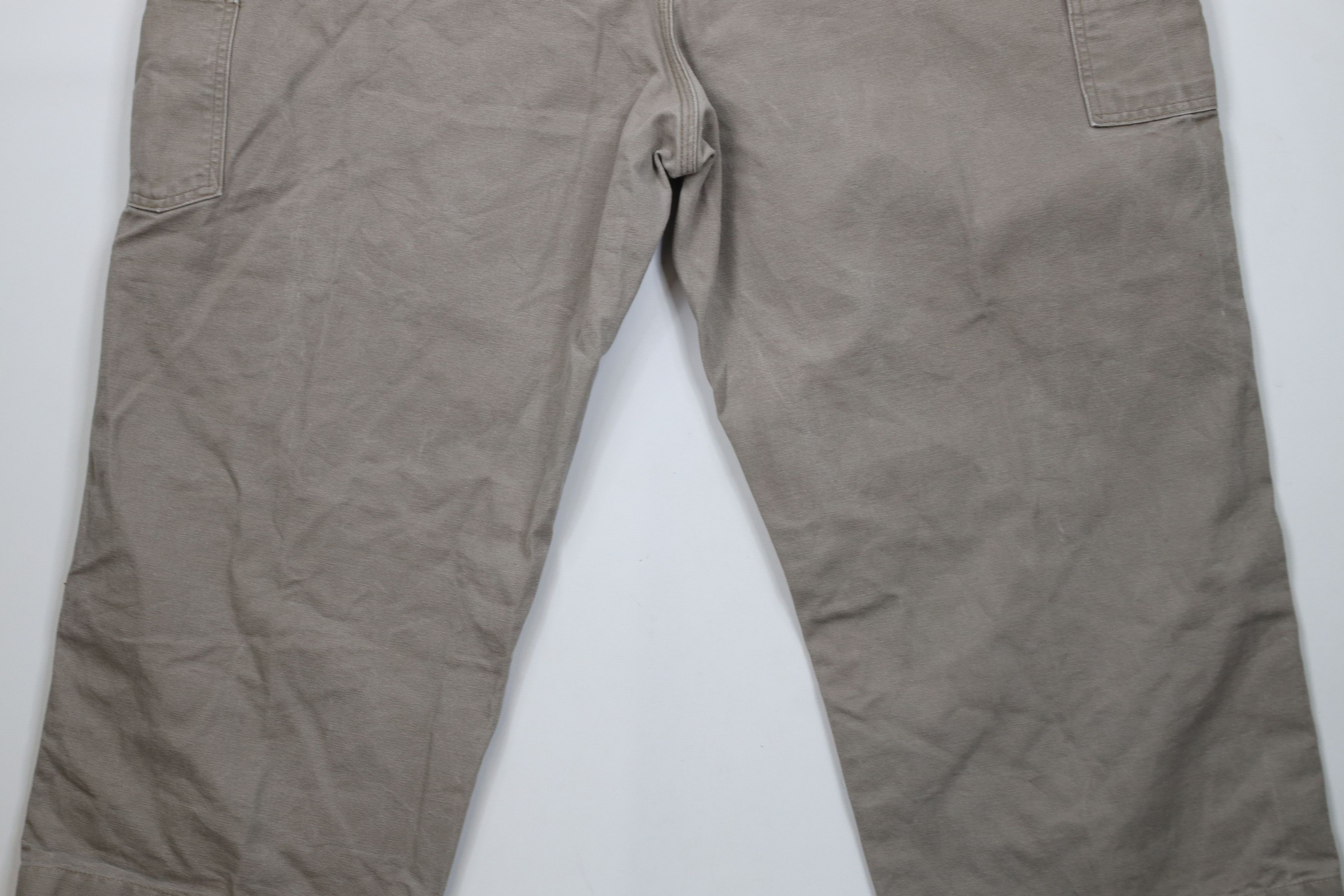 Carhartt × Vintage Vintage Y2K Carhartt Dungaree Wide Leg Canvas Pants Desert Size US 44 / EU 60 - 11 Thumbnail