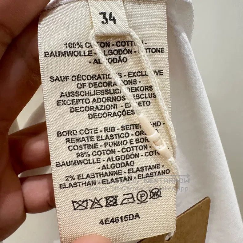 Hermes Hermes Chest pocket H letter short sleeve Size XXS / US 00 / IT 34 - 4 Thumbnail