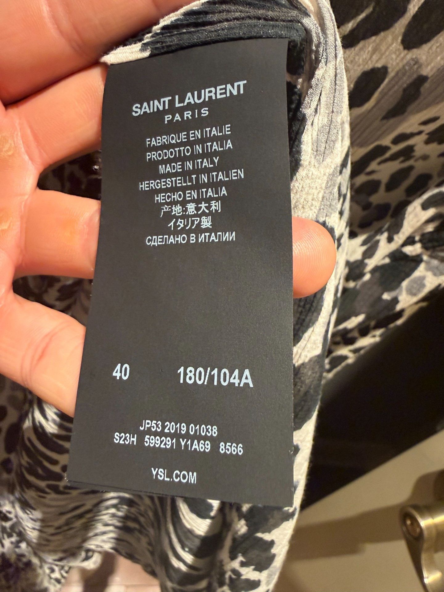 Saint Laurent Paris Saint Laurent Classic Black White Shirt Size US XXS / EU 40 - 6 Thumbnail