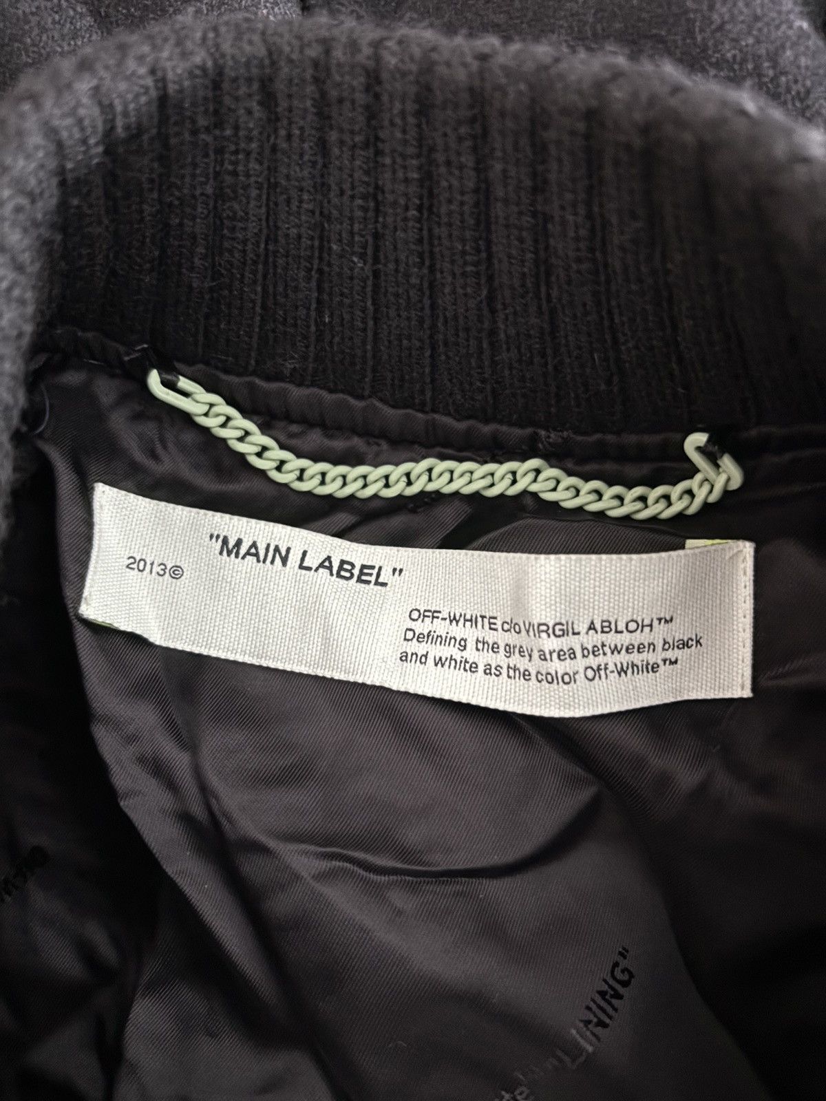 Off-White Off white varsity jacket Size US M / EU 48-50 / 2 - 4 Thumbnail