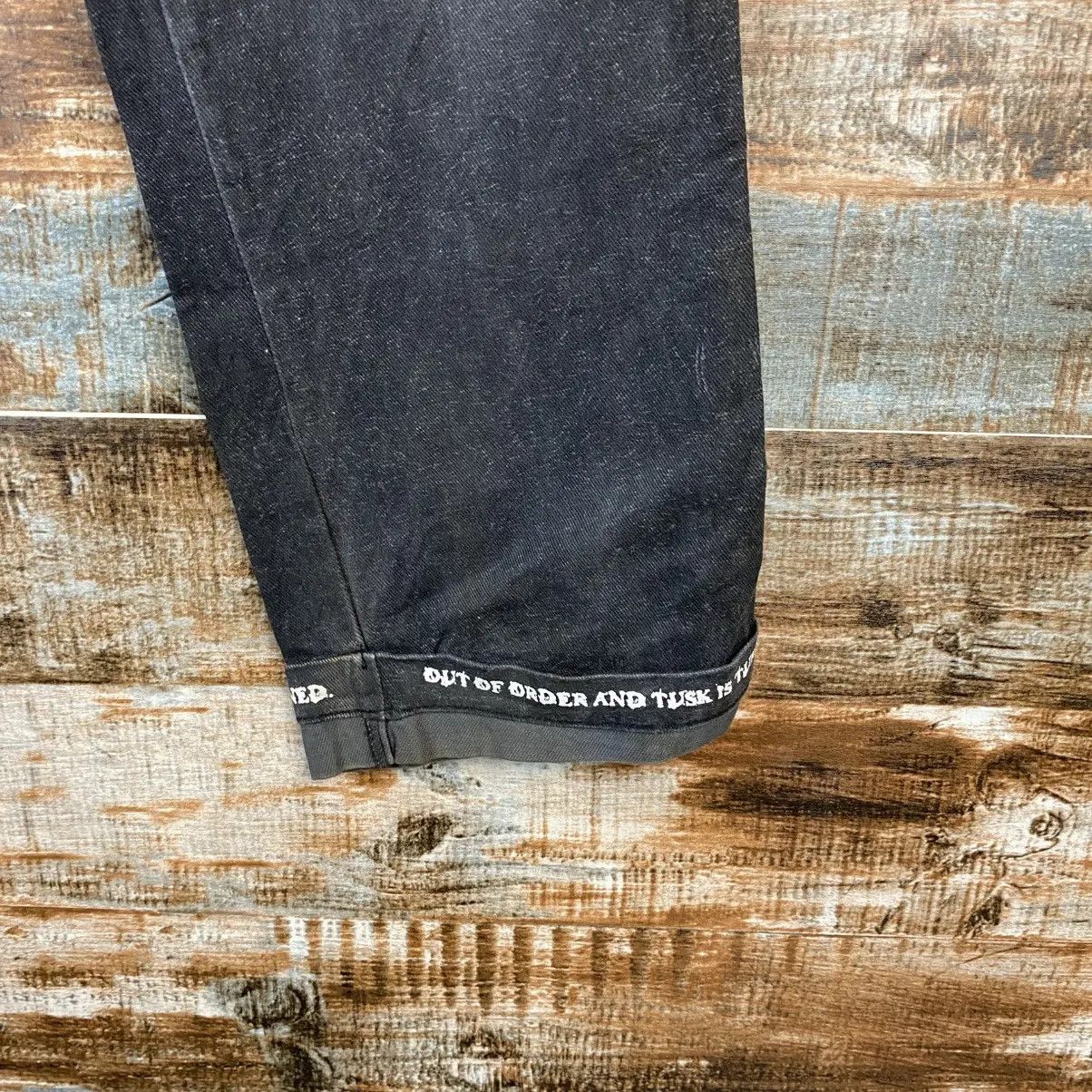 Japanese Brand DL Slash Number Black Cargo Multipocket Pants #C1258 Size 27" / US 4 / IT 40 - 18 Thumbnail