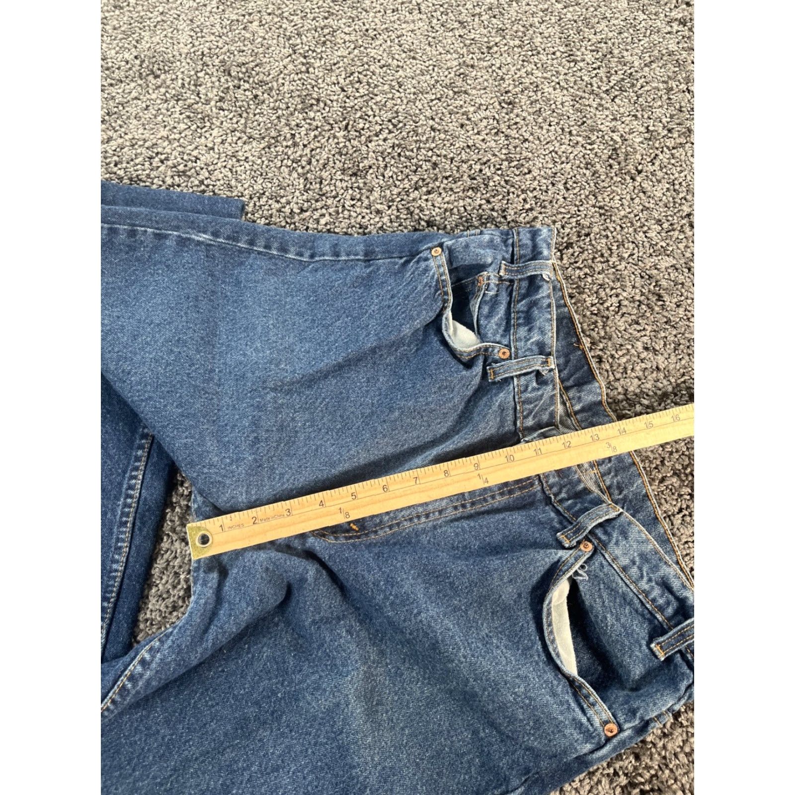 Levi's VTG Levi's 505 Jeans Men 34x31 Regular Classic 90s Grunge 5-Pocket Denim Blue Size US 34 / EU 50 - 5 Thumbnail