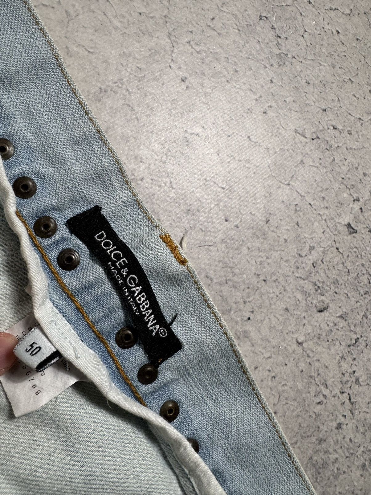 Dolce & Gabbana Dolce & Gabbana Hawaiian Tropical Denim Jeans Size 50 Y2K Size US 34 / EU 50 - 9 Thumbnail
