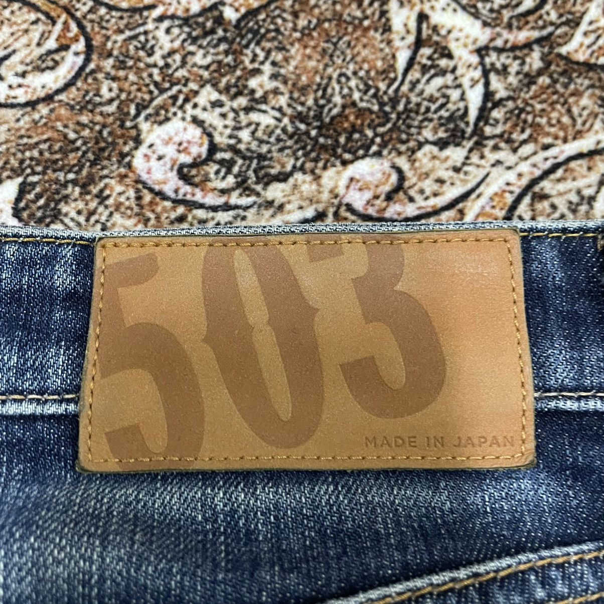 Edwin 🔥Vintage Edwin E50302 Stoned Washed Distress Denim Jeans Size US 30 / EU 46 - 10 Thumbnail