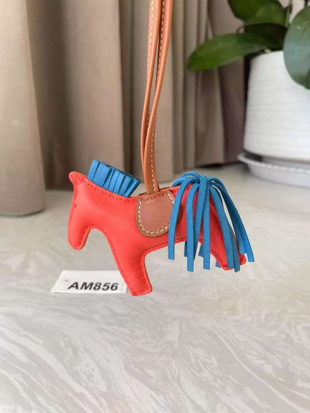 Hermes Hermès Mini Horse Bag Charm Mint Y Stamp AM856 Size ONE SIZE - 4 Thumbnail