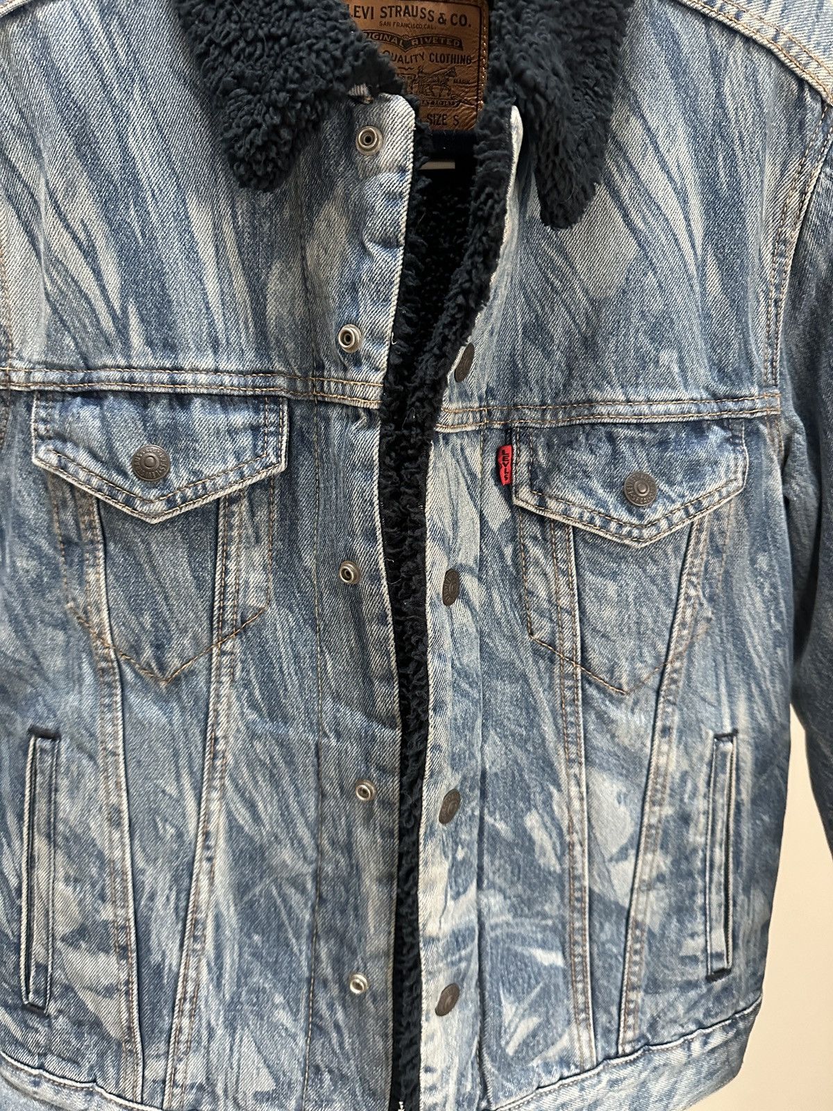 Levi's Fresh Leaves Trucker Jacket Size US S / EU 44-46 / 1 - 5 Thumbnail