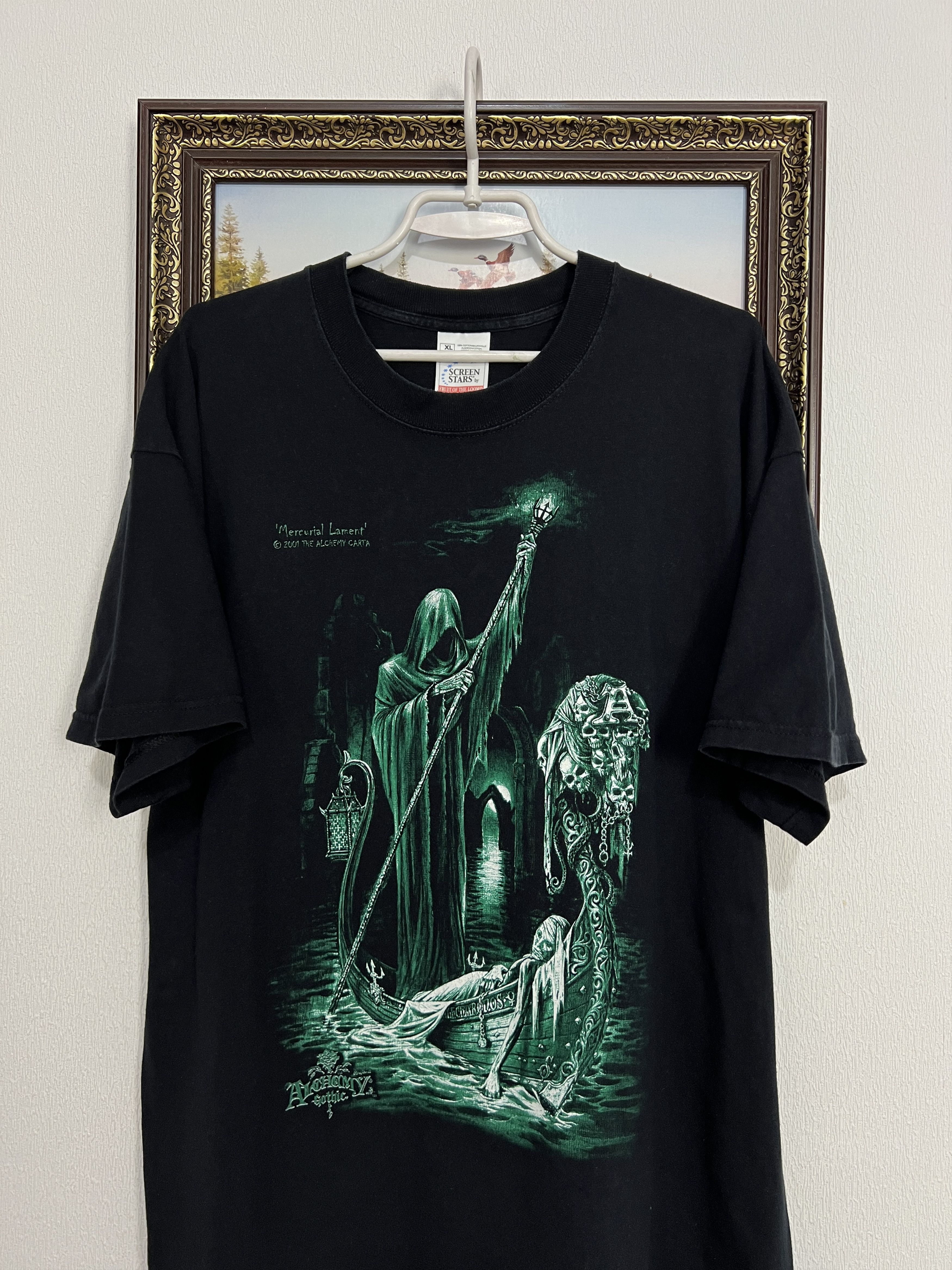 Vintage Alchemy Gothic Mercurial Lament Metal Tee Shirt Over Print Size US XL / EU 56 / 4 - 2 Thumbnail