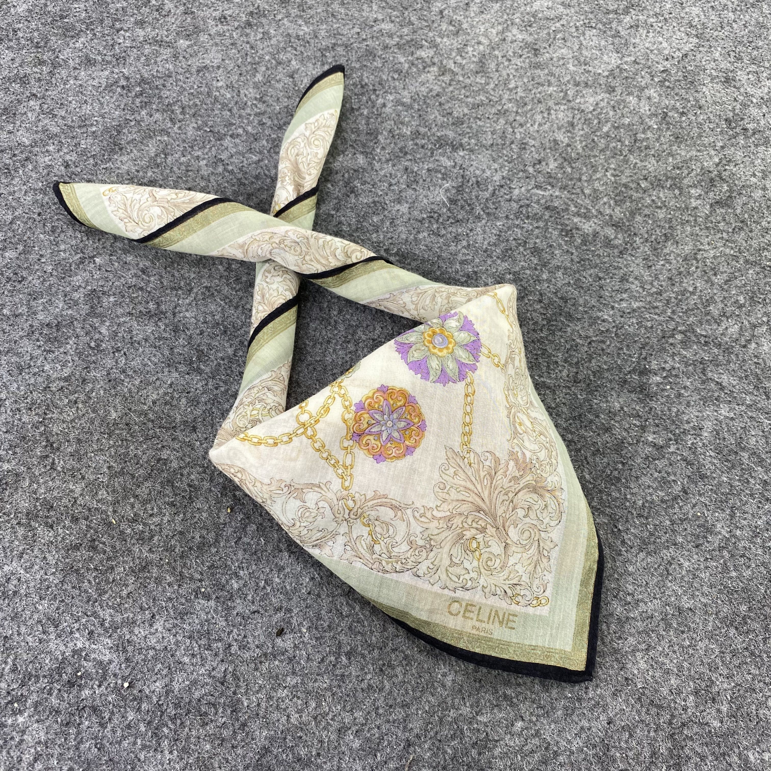 Celine Celine Handkerchief / Bandana / Neckerchief-B483 Size ONE SIZE - 1 Thumbnail