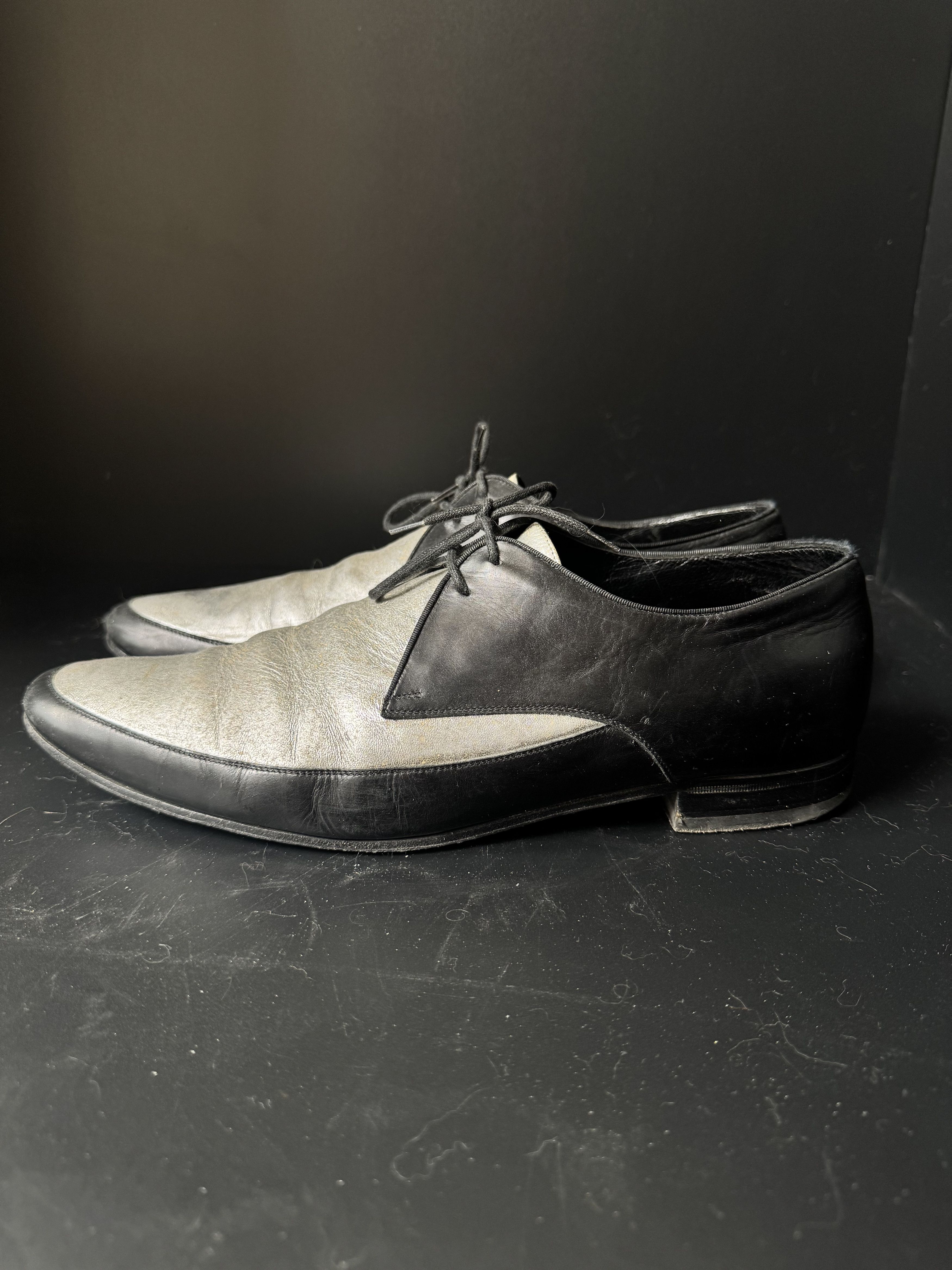 Hedi Slimane SS13 Silver Oxford shoe, view 4