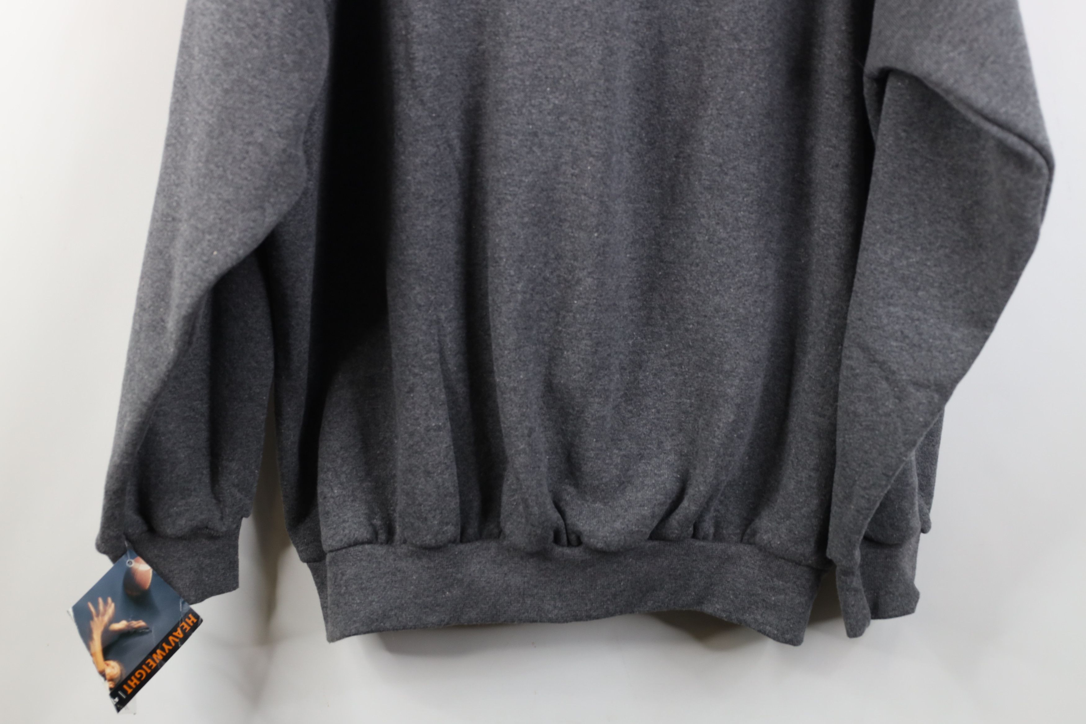 Vintage Deadstock Vintage 90s Streetwear Heavyweight Sweatshirt Gray Size US L / EU 52-54 / 3 - 11 Thumbnail