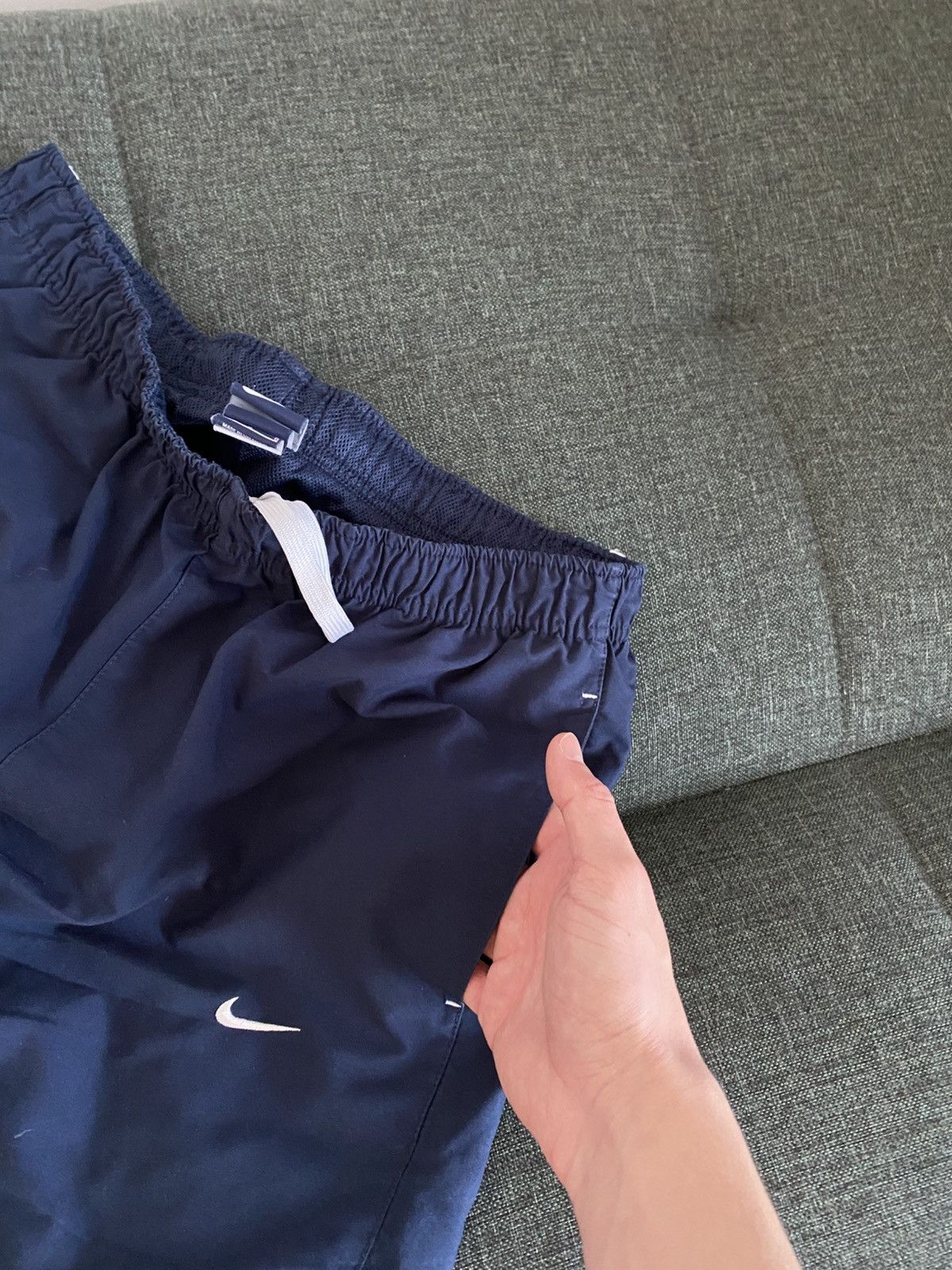 Vintage Nike Vintage Nylon Drill Pants Wide Japanese Striped Y2K Size US 34 / EU 50 - 6 Thumbnail