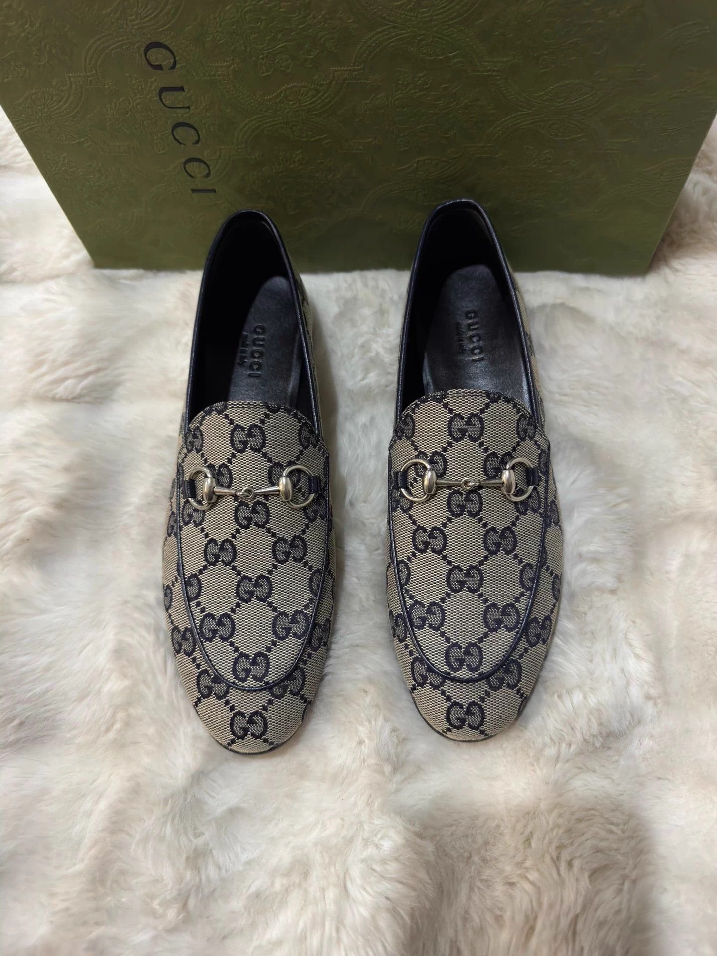 Gucci Gucci all over print leather loafers women's 36 Size US 5 / IT 35 - 3 Thumbnail