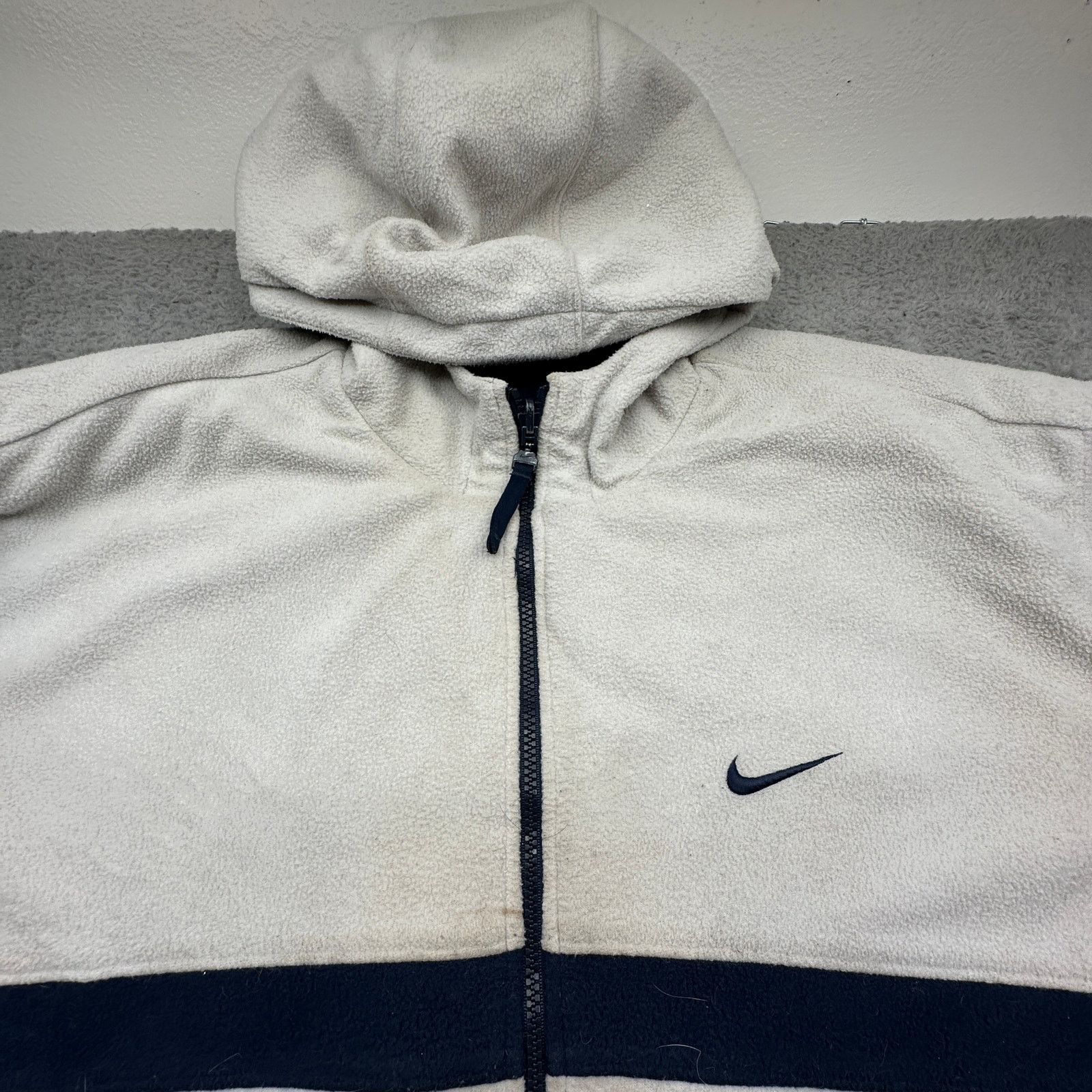 Nike Vintage Y2K Nike Reversible Jacket Mens XL Navy STAINED Size US XL / EU 56 / 4 - 11 Thumbnail