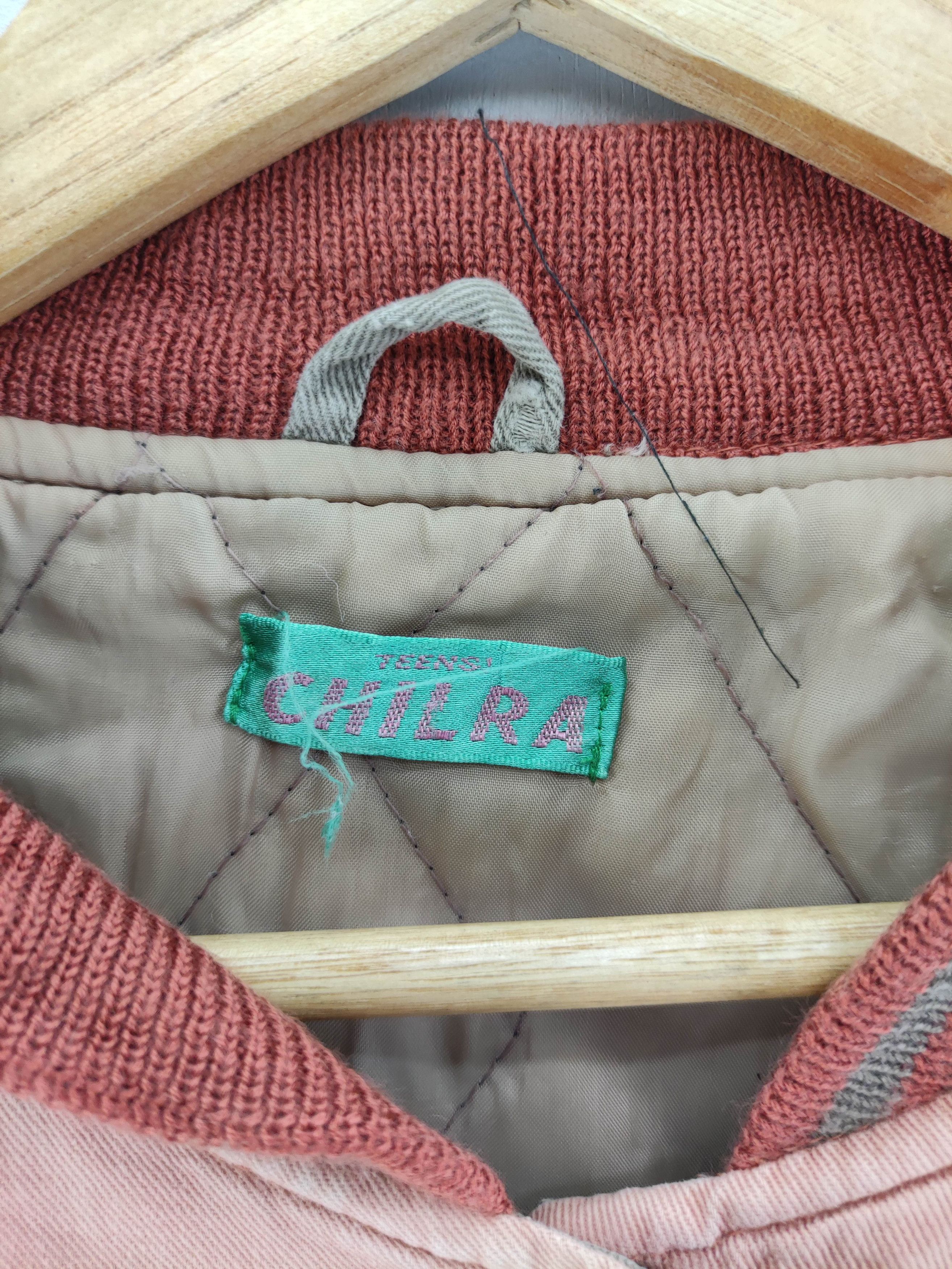 Vintage Vintage Chilra Faded Varsity Jacket Snap Button Size US XL / EU 56 / 4 - 4 Thumbnail