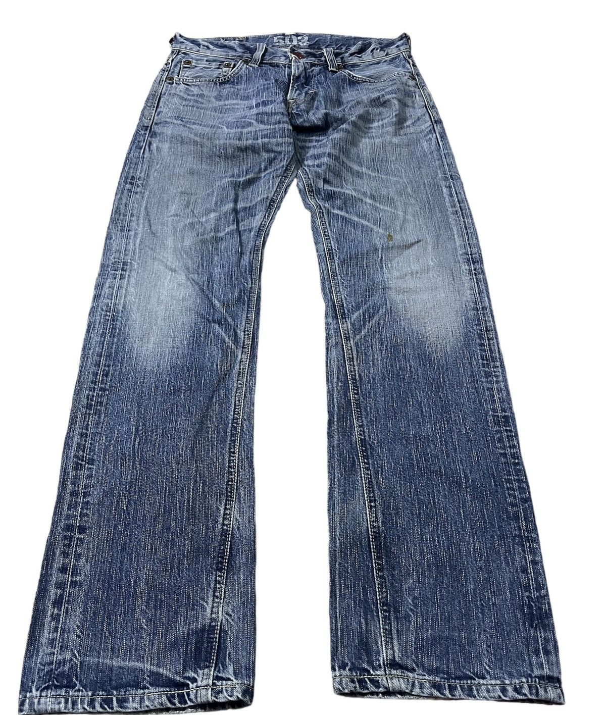 💥FLARE💥VINTAGE EDWIN 503 BLUE TRIP JEANS JAPAN